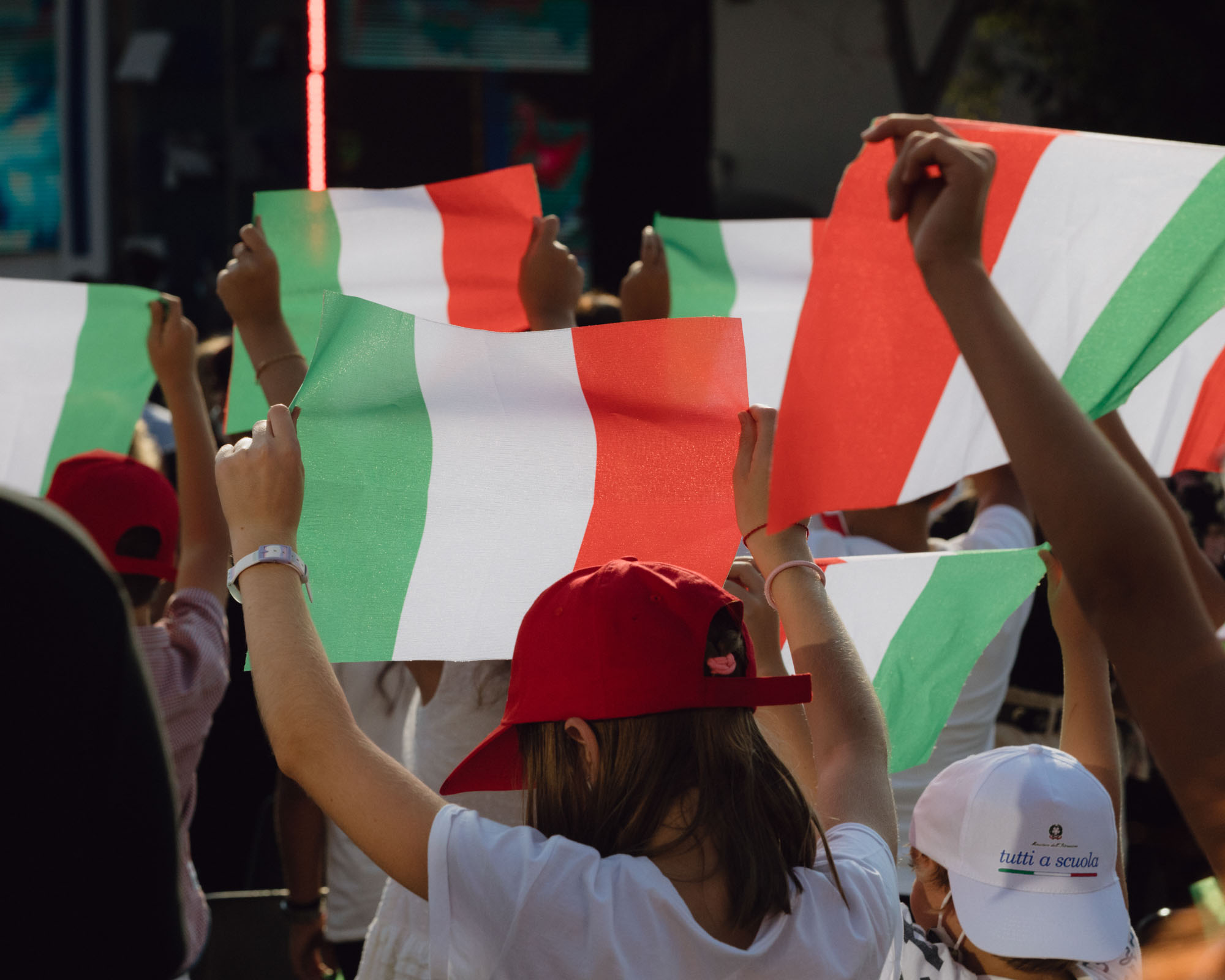 “Tutti a scuola”, the annual opening ceremony of each school year, was held on Monday 14 September 2020 at the Guido Negri school in Vo’