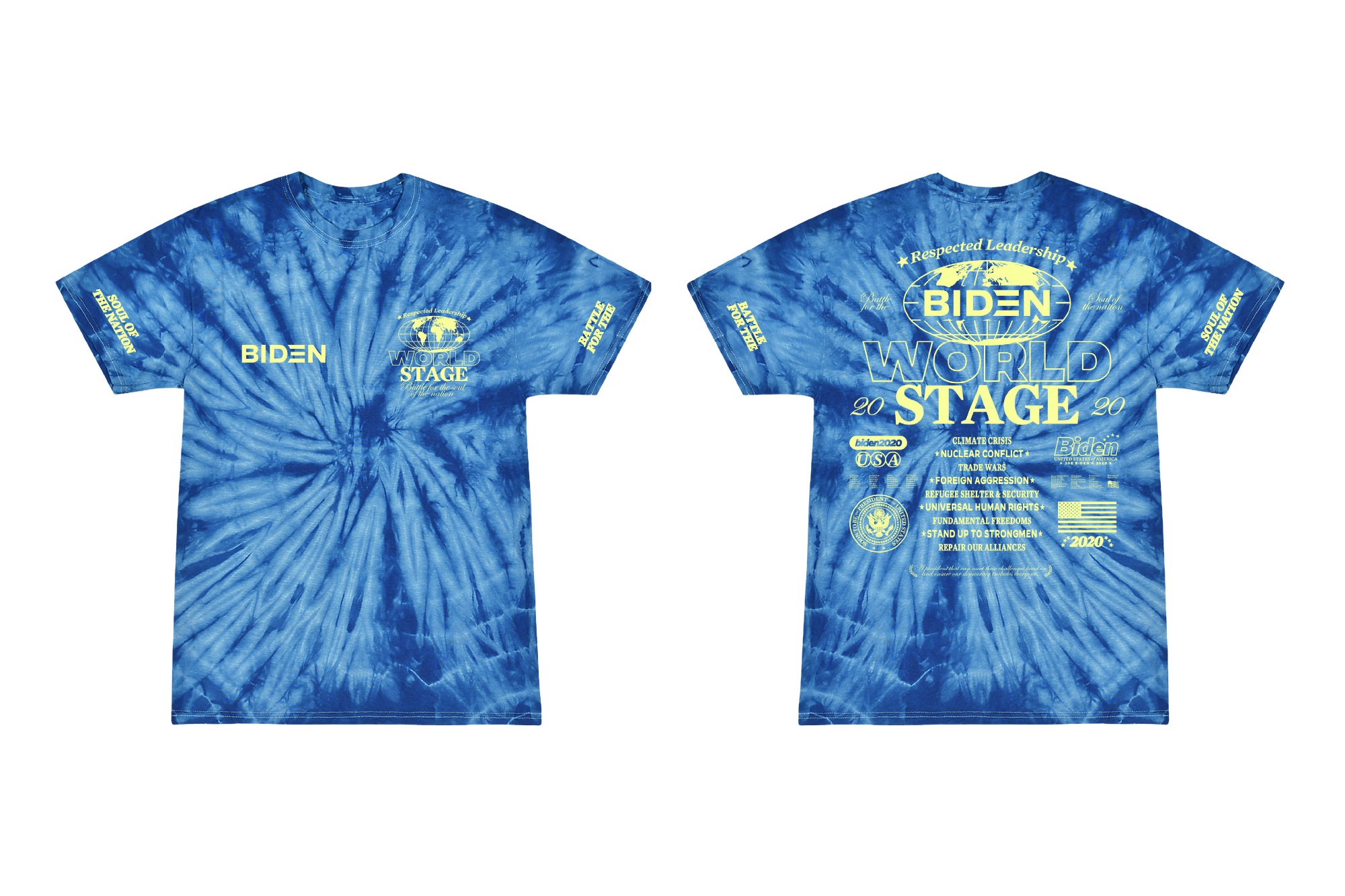 Official merch design for the 2020 presidential campaign of Joe Biden the 46th President of the United States. Joe Perez Studios - Creative Direction: Joe Perez, 2020