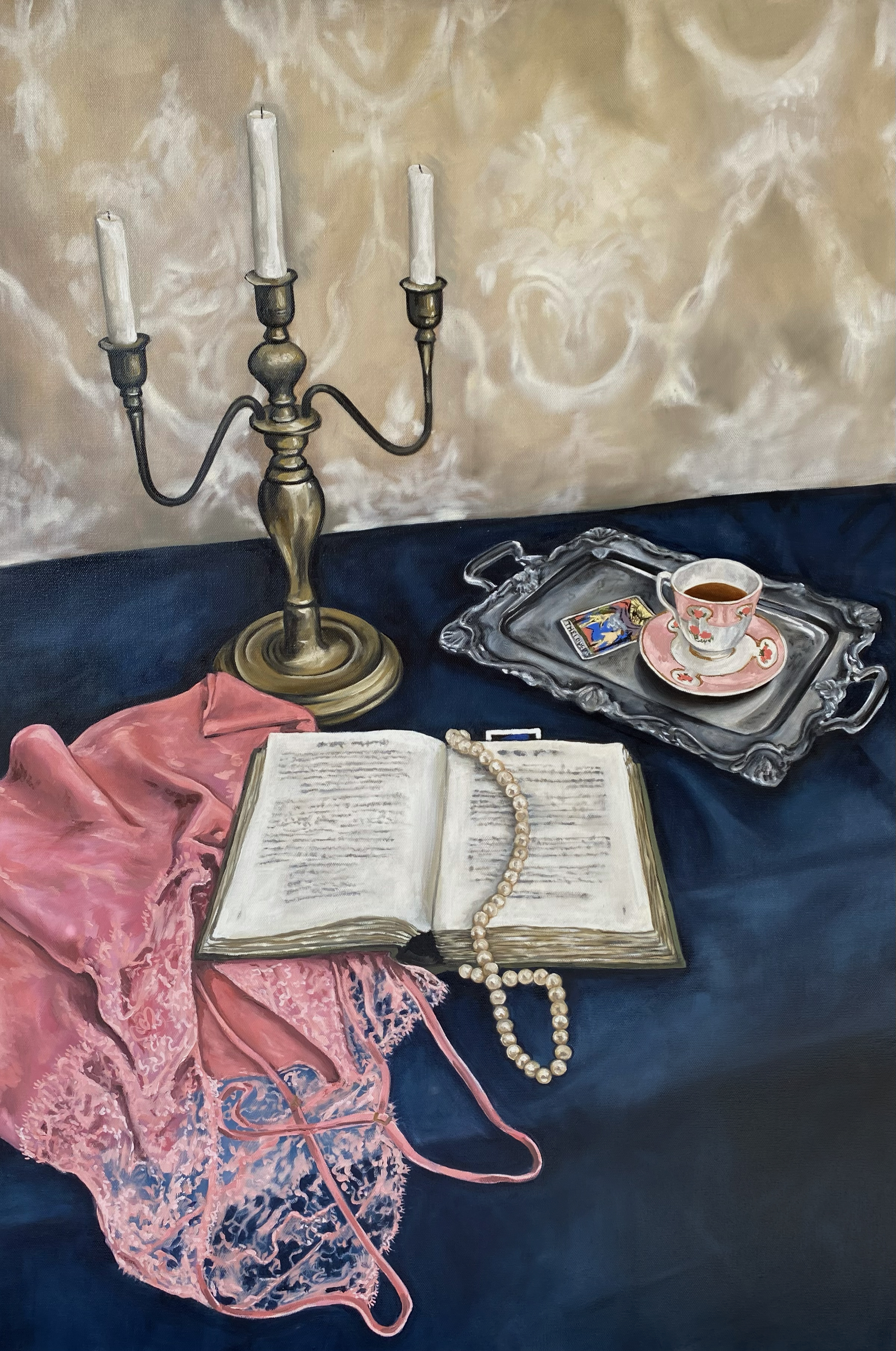 A love letter n.1, oil paint in canvas, 91x61cm