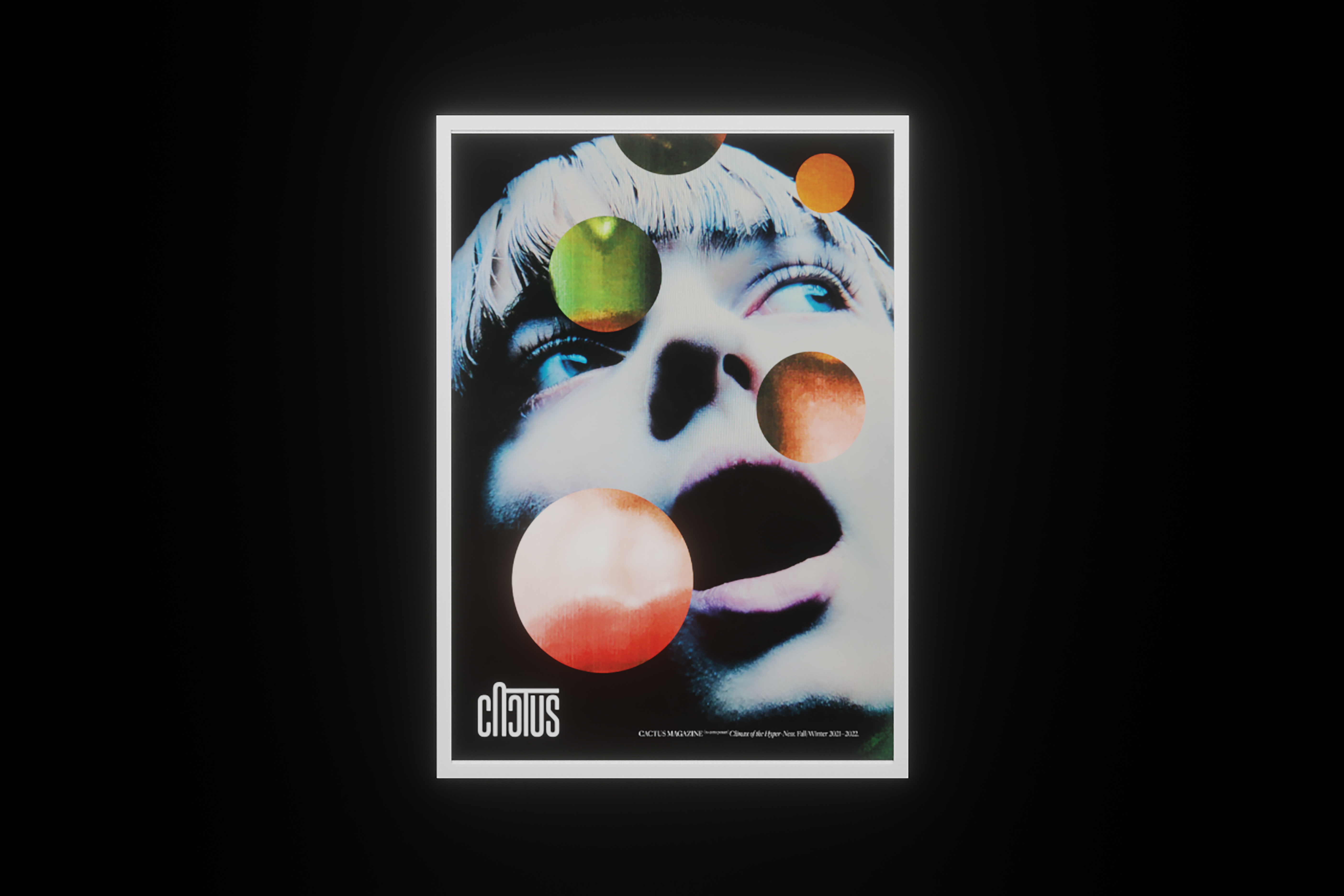 Cactus x GUAVA, “Come and devour me, eat your own flesh”, GUAVA na Casa Voa, Rio de Janeiro, Brasil. Come and devour me, eat your own flesh, 2021 (detalhe do objeto 3D).