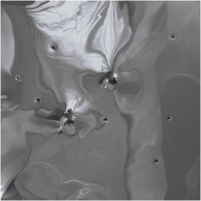 Luminista Series, 2003, Stainless steel and Porcelain, 42x42in