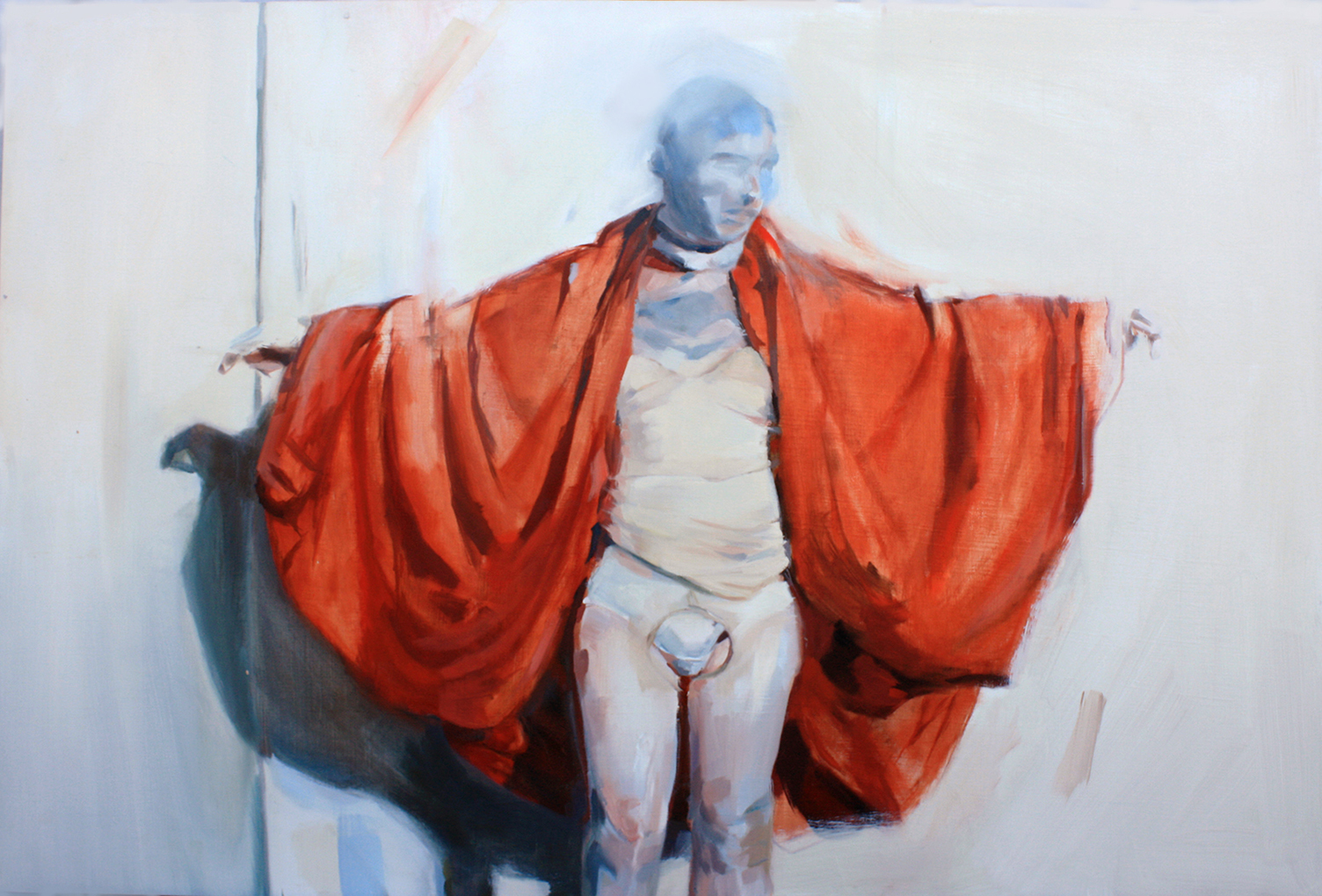 FELT IT COMING, Oil on Panel, 40 x 60 in