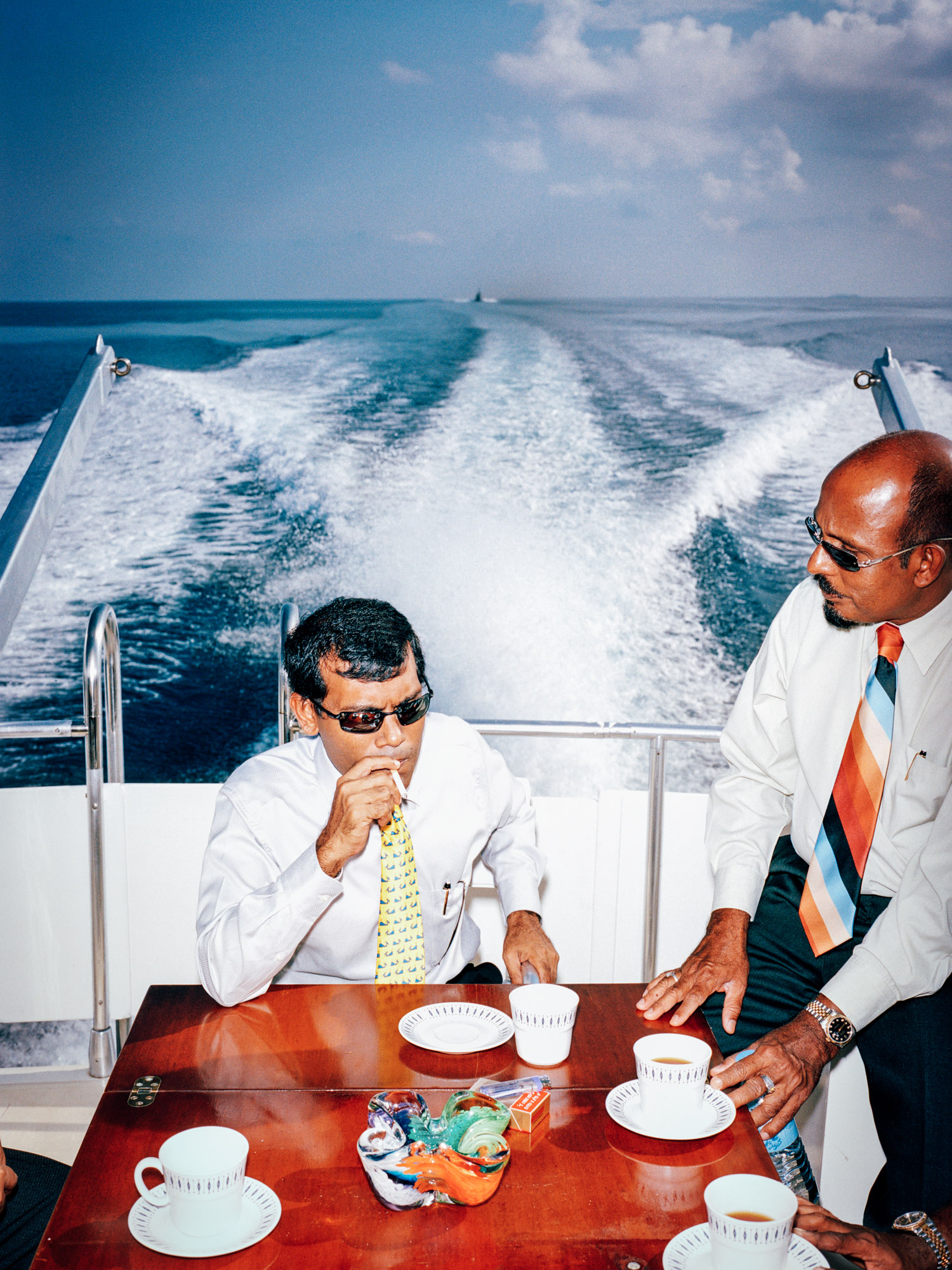 PRESIDENT NASHEED OF THE MALDIVES