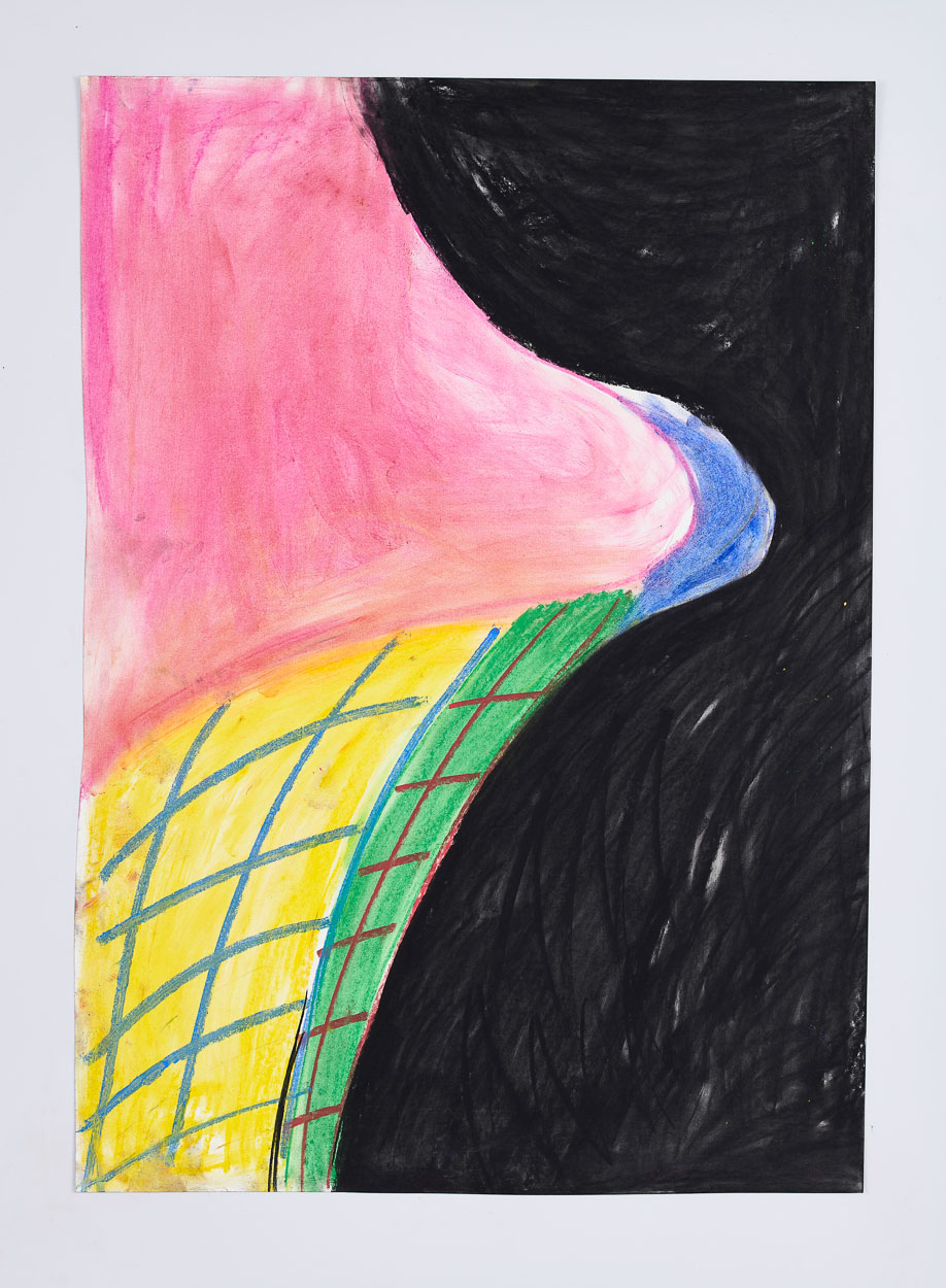 Vegan Ice Cream, 2019. pastel on paper 95cm x 65cm