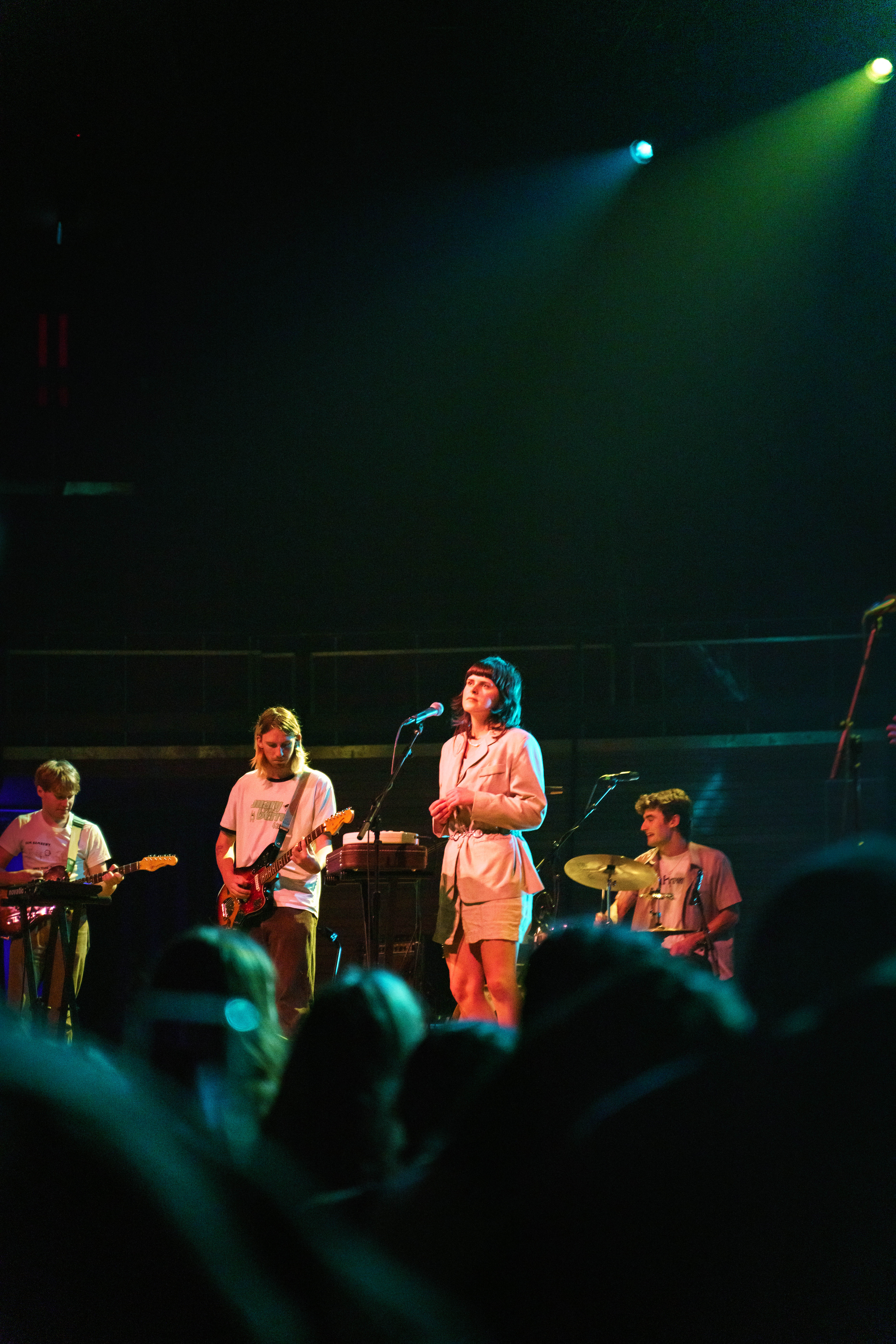 Dunedin Band Juno Is playing at the Christchurch Town Hall, photographed by Ella Waswo