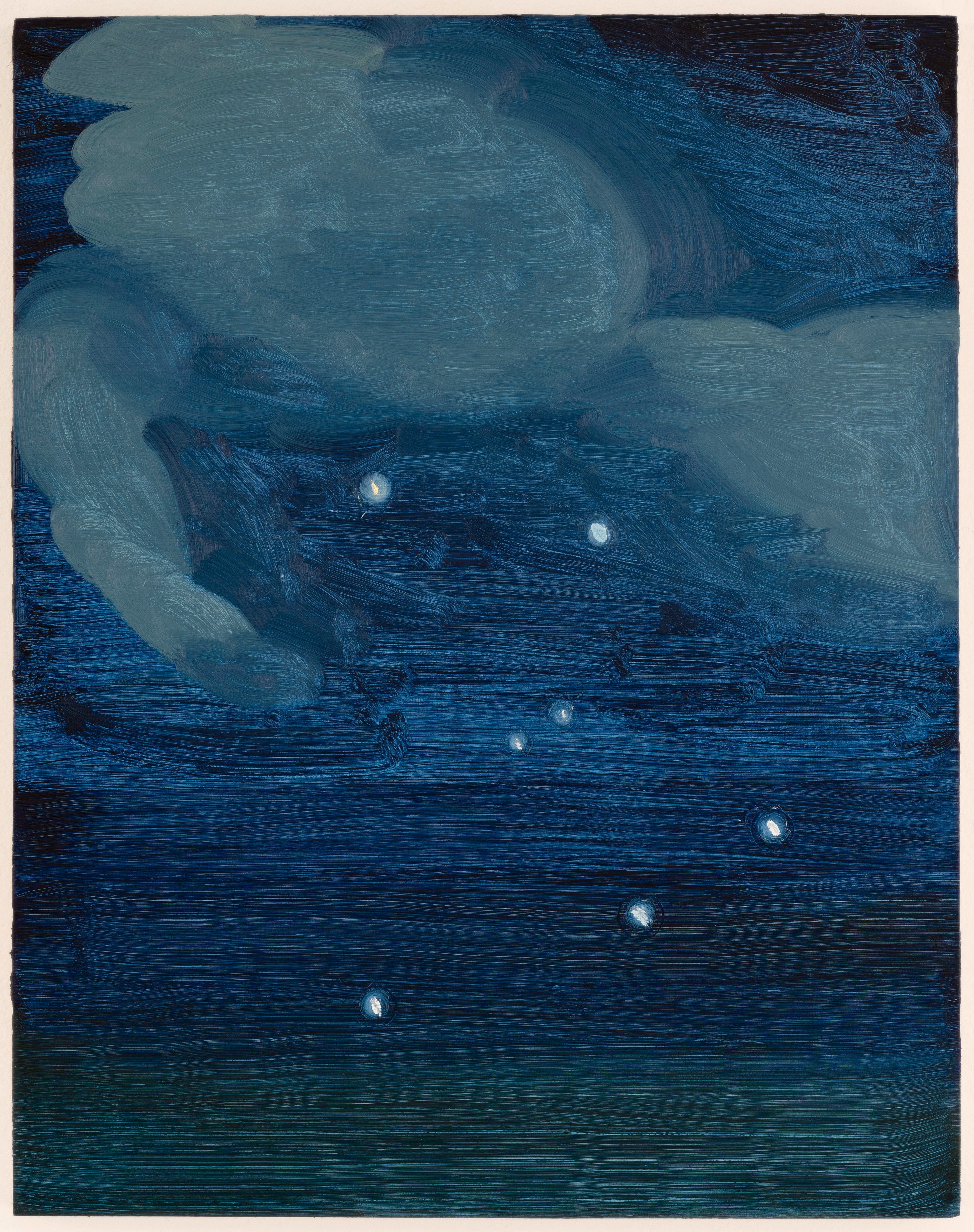 On My Way Home, 14"x11", Oil on panel, 2024