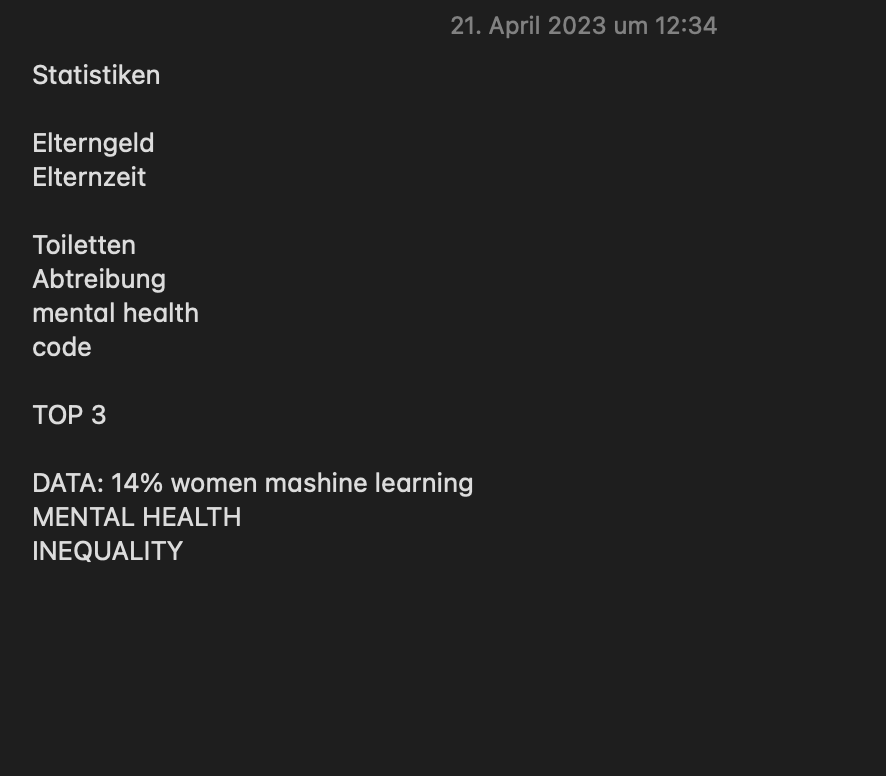 still searching for a topic