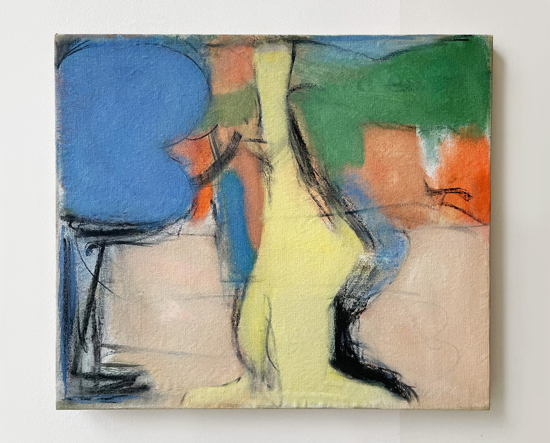 'ABC' - Oil and charcoal on linen, 69 x 80 cm