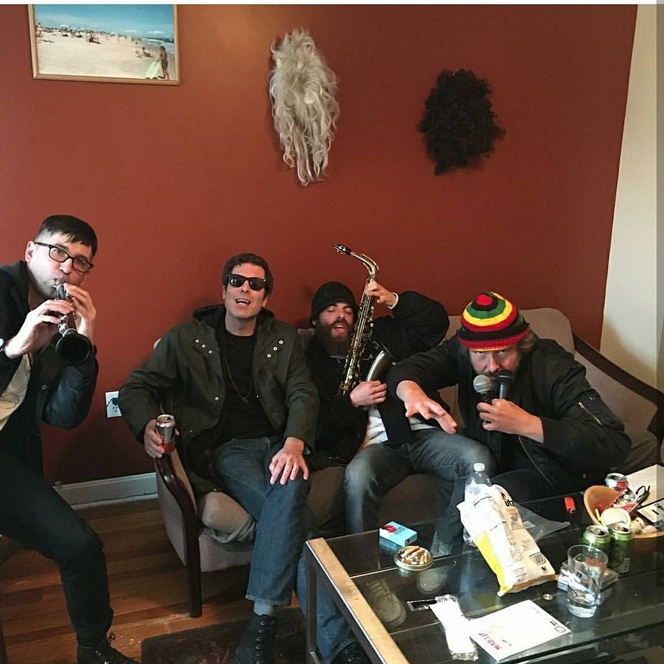 Providence RI  pre gig hootin at Containers House 2017