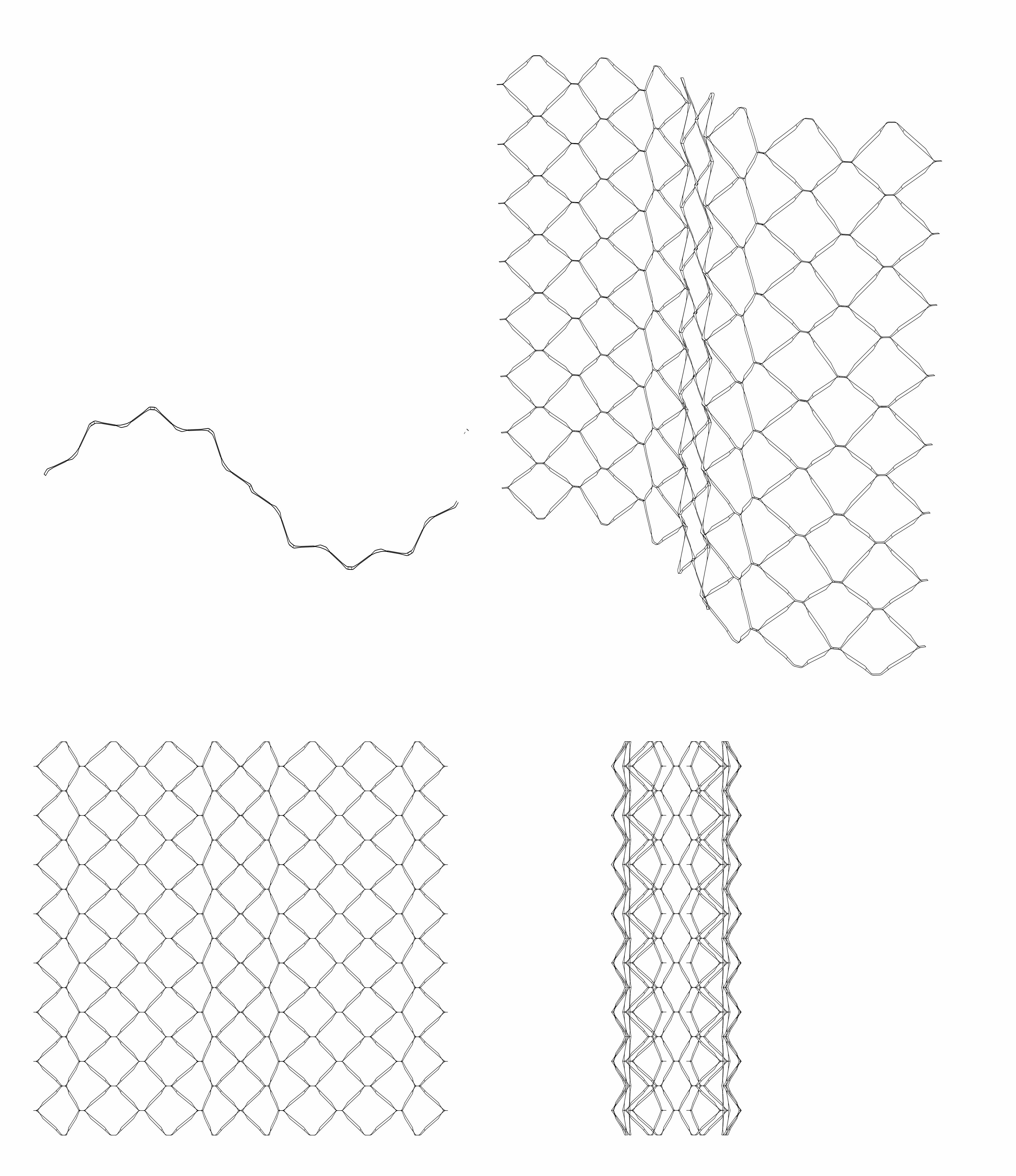 Screen technical drawing