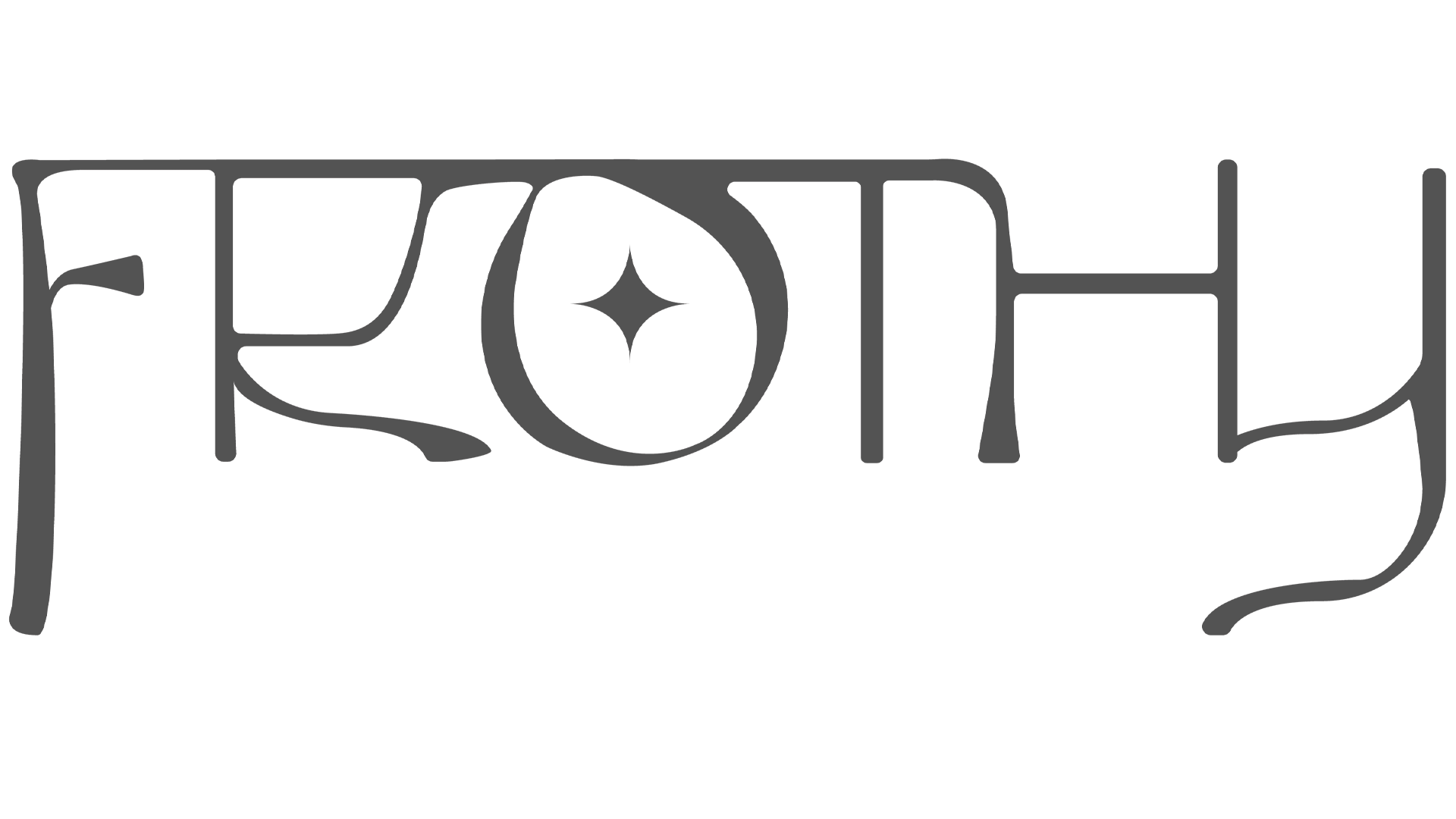 Full logotype process and iterations.
