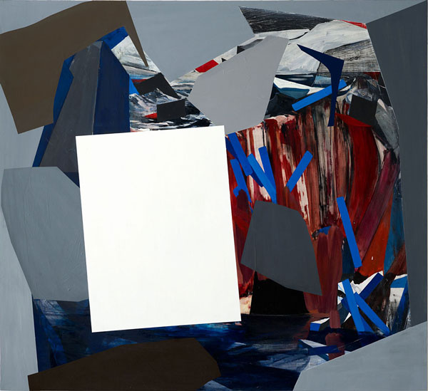 Untitled, acrylic on board 48x52", 122x132cm 2008