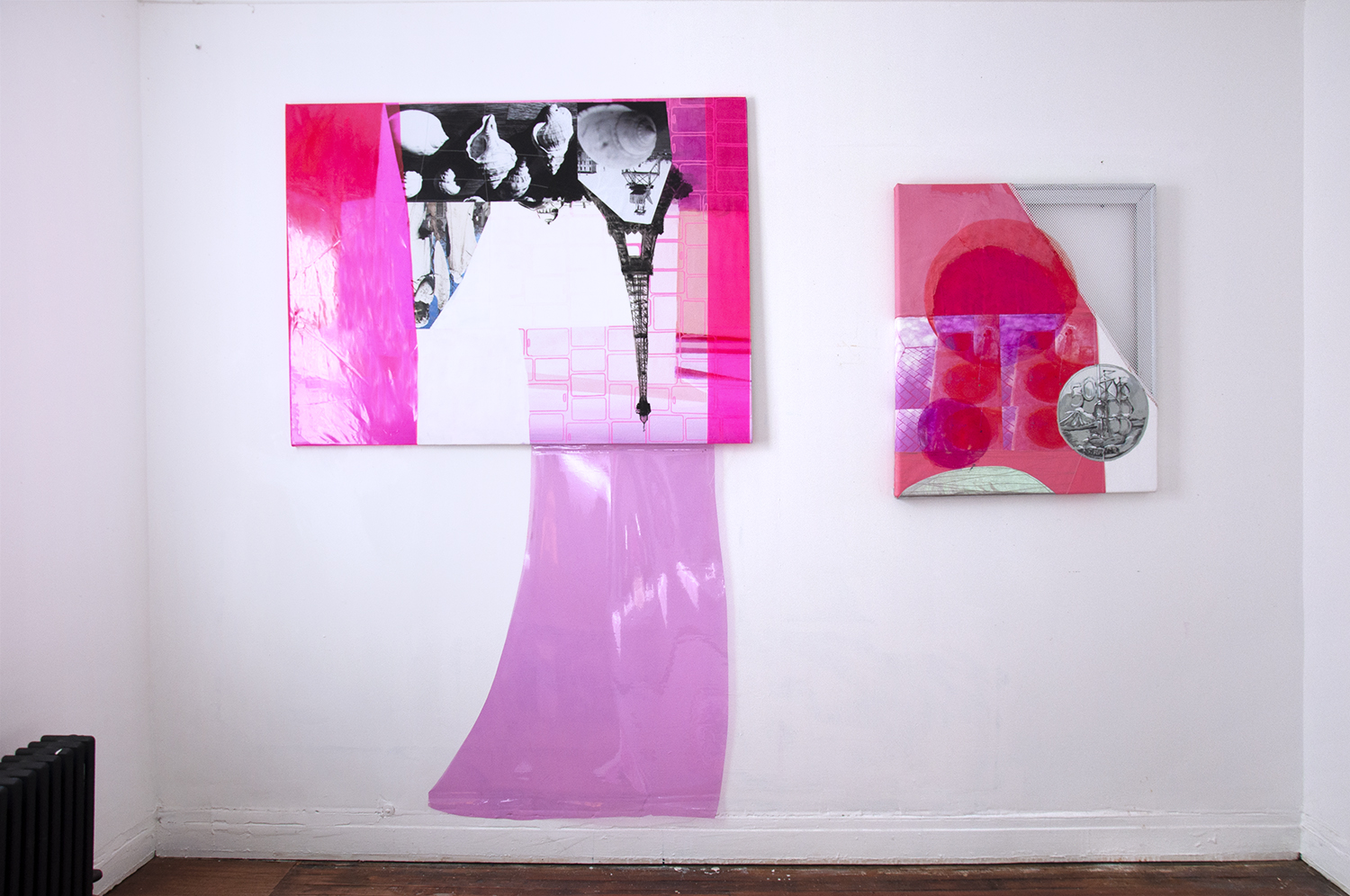 Installation view "The Upside Down" and "Mineral Springs"