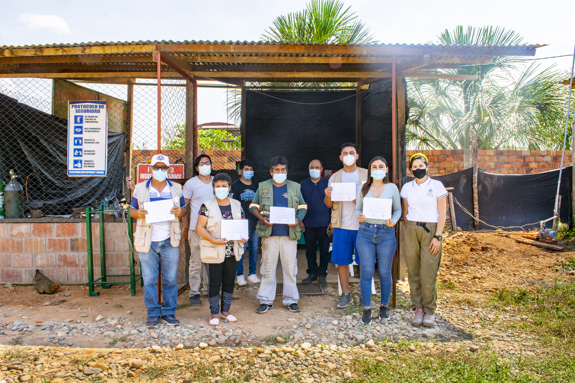 MINERS AFTER RECEIVING THE TRAINING SESSIONS, 2021