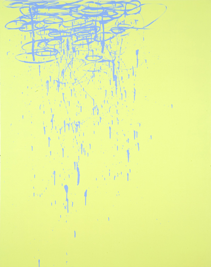 Halo 13, 2007, oil on canvas with crystallina, 60x48in