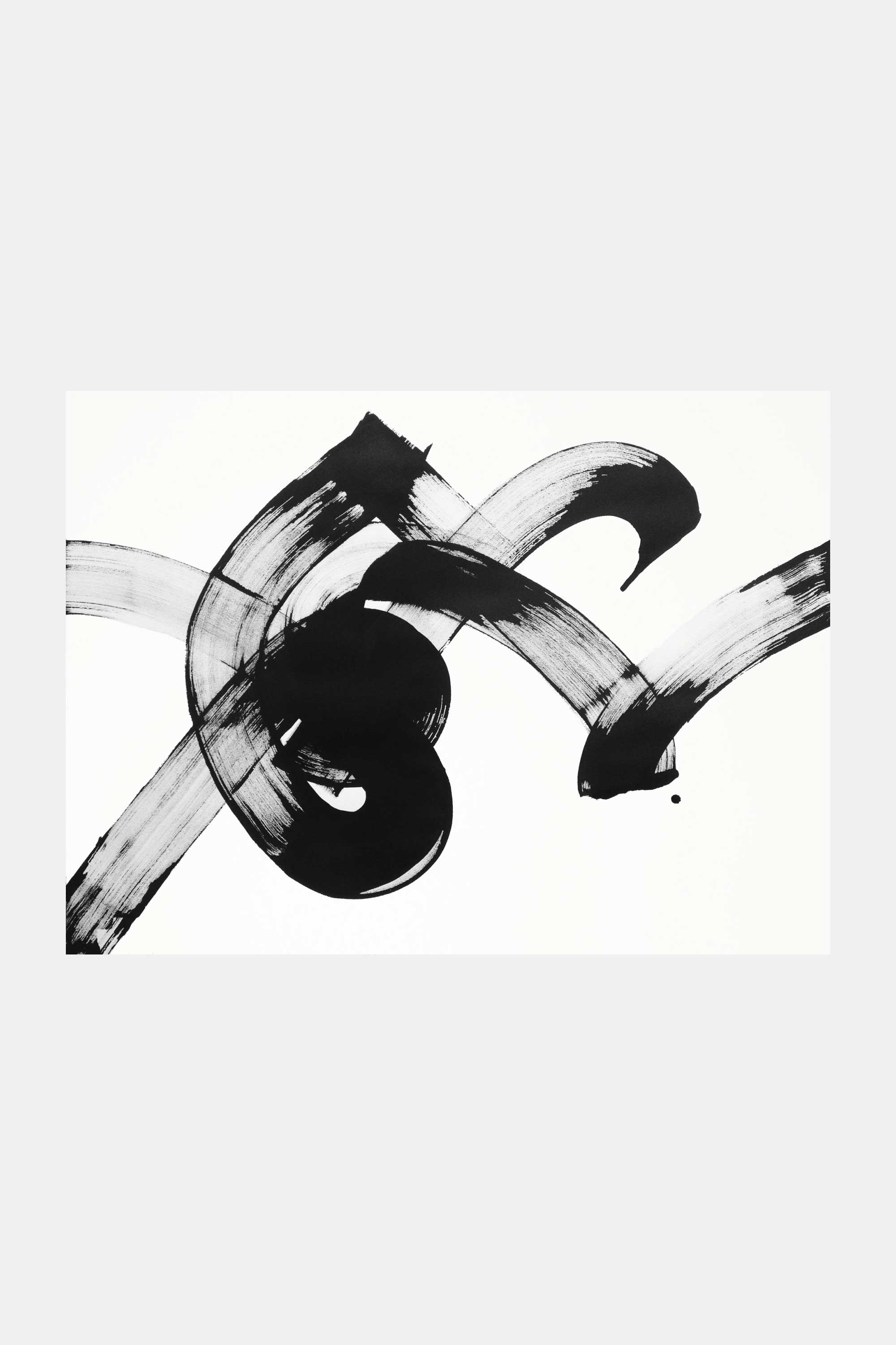 Improvisation, 2014. Ink on paper, 76&#160;x&#160;56&#160;cm.