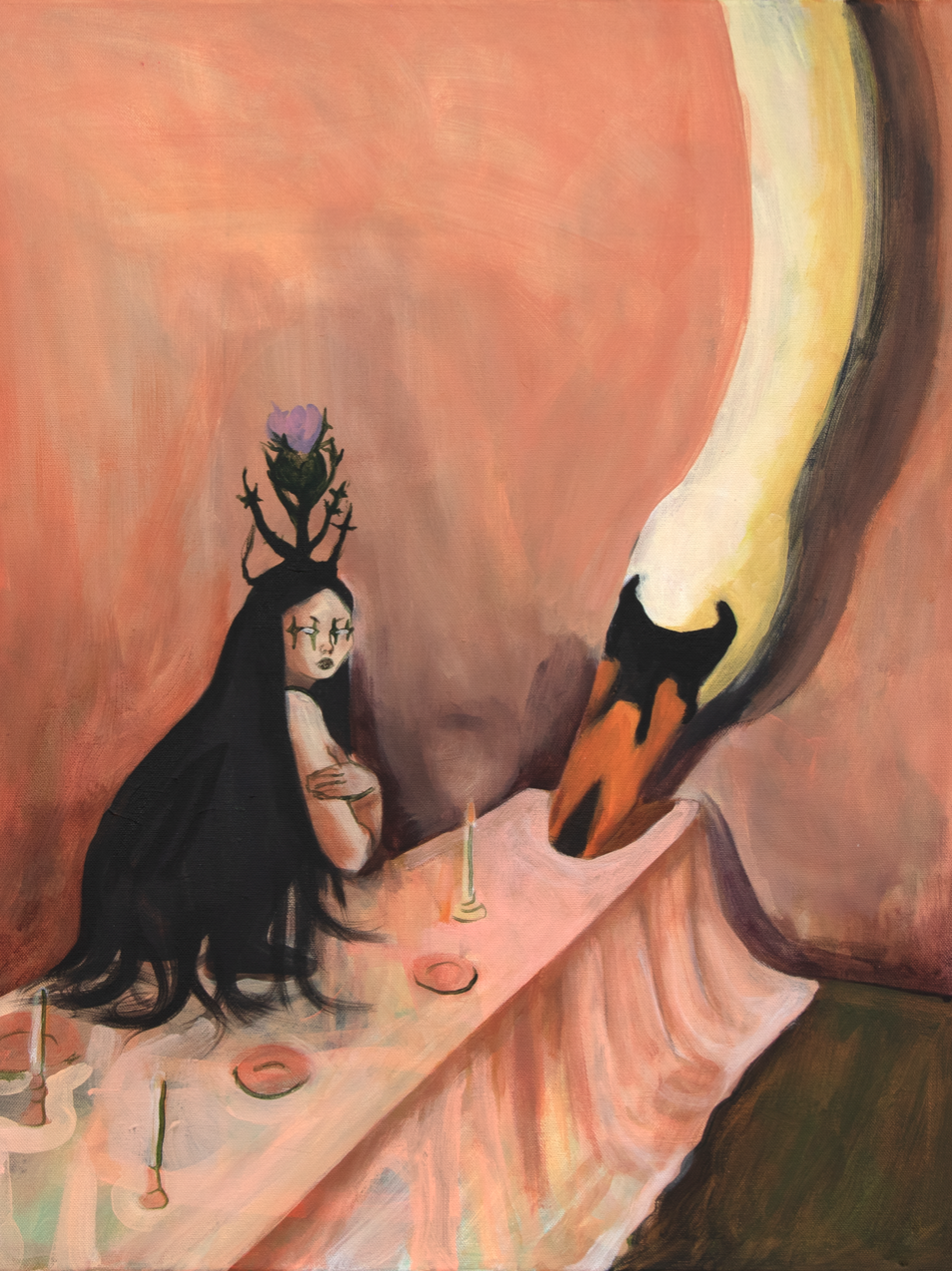 2023 24"x28" Acrylic on canvas