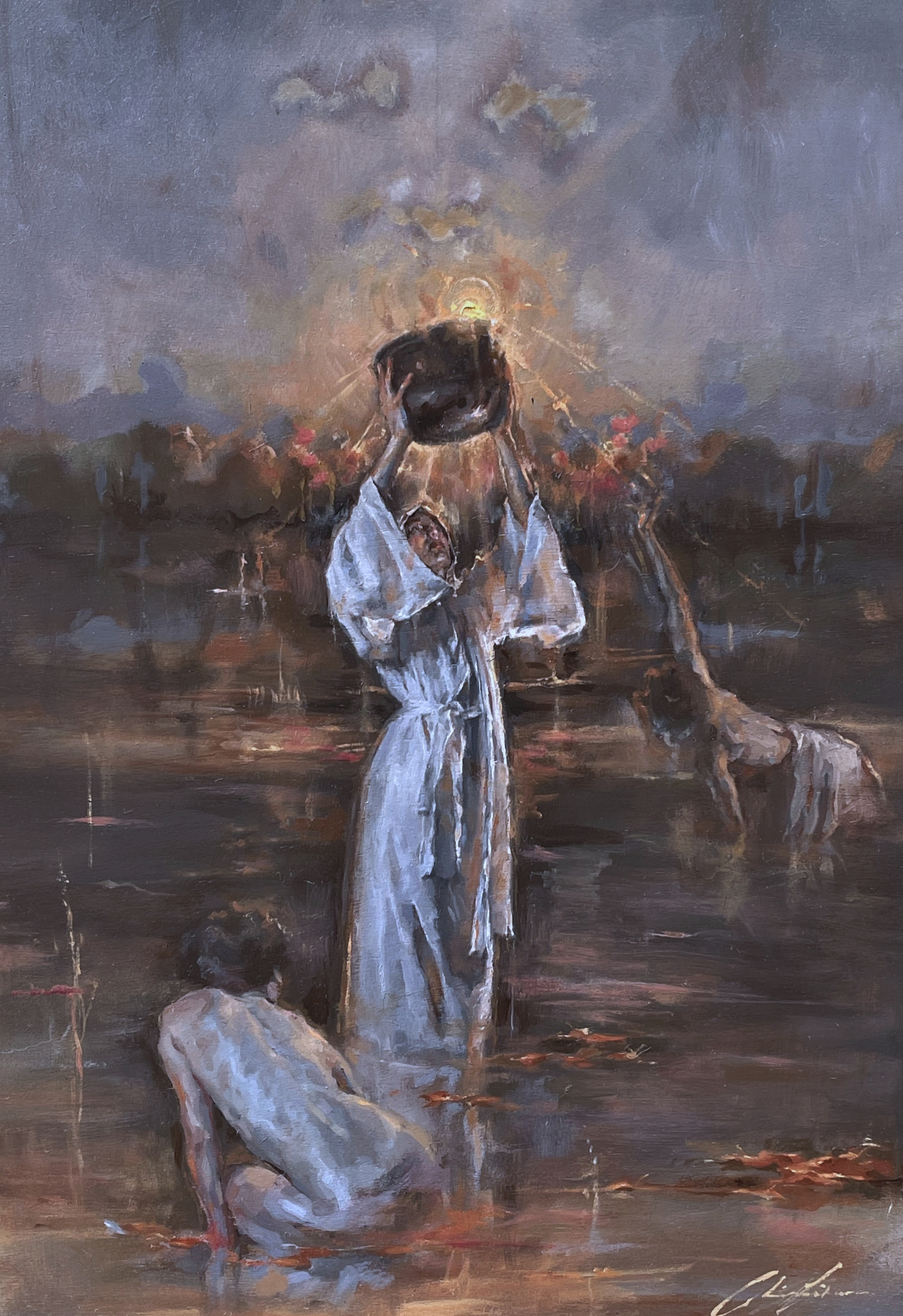 Autumn's Arrival, Oil on Panel, 12x16''.jpeg