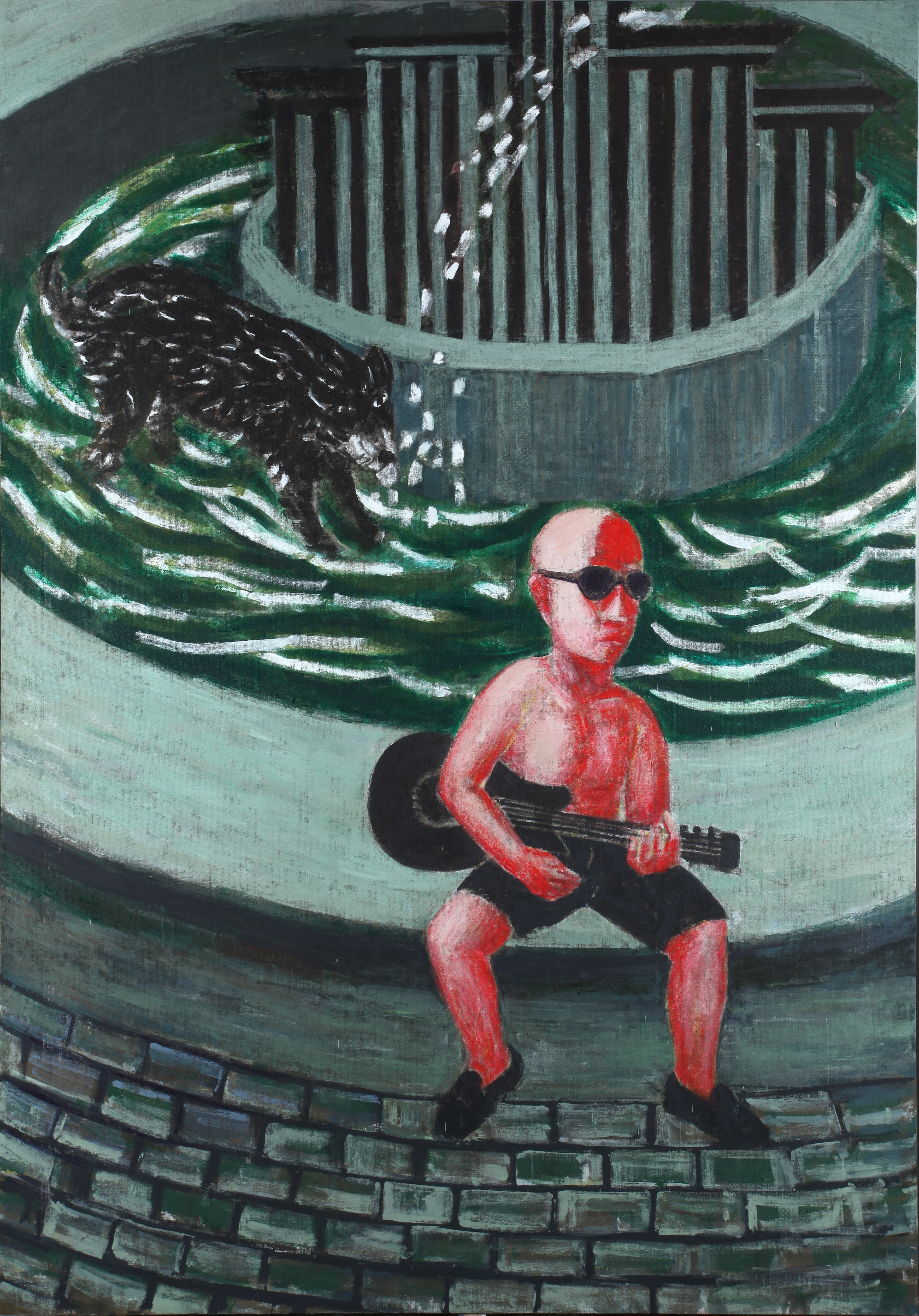 Suh Yongsun, Alexander platz, 2012-15. Acrylic on canvas. 295 x 205 cm (116.1 x 80.7 in). Courtesy of the artist