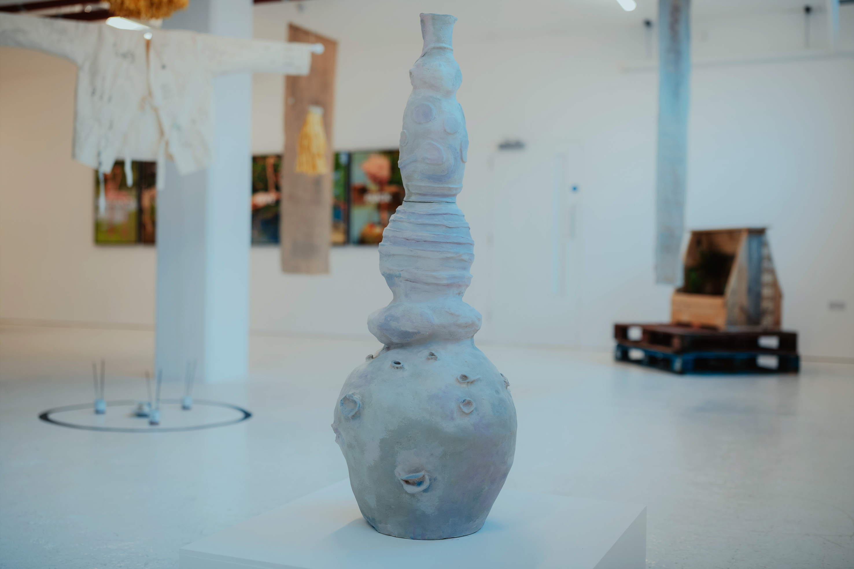 Soil-brain, Gut-brain, Installation view, Against Apartheid at KARST Gallery, Sep-Dec 2023, Photo: Luke Frost