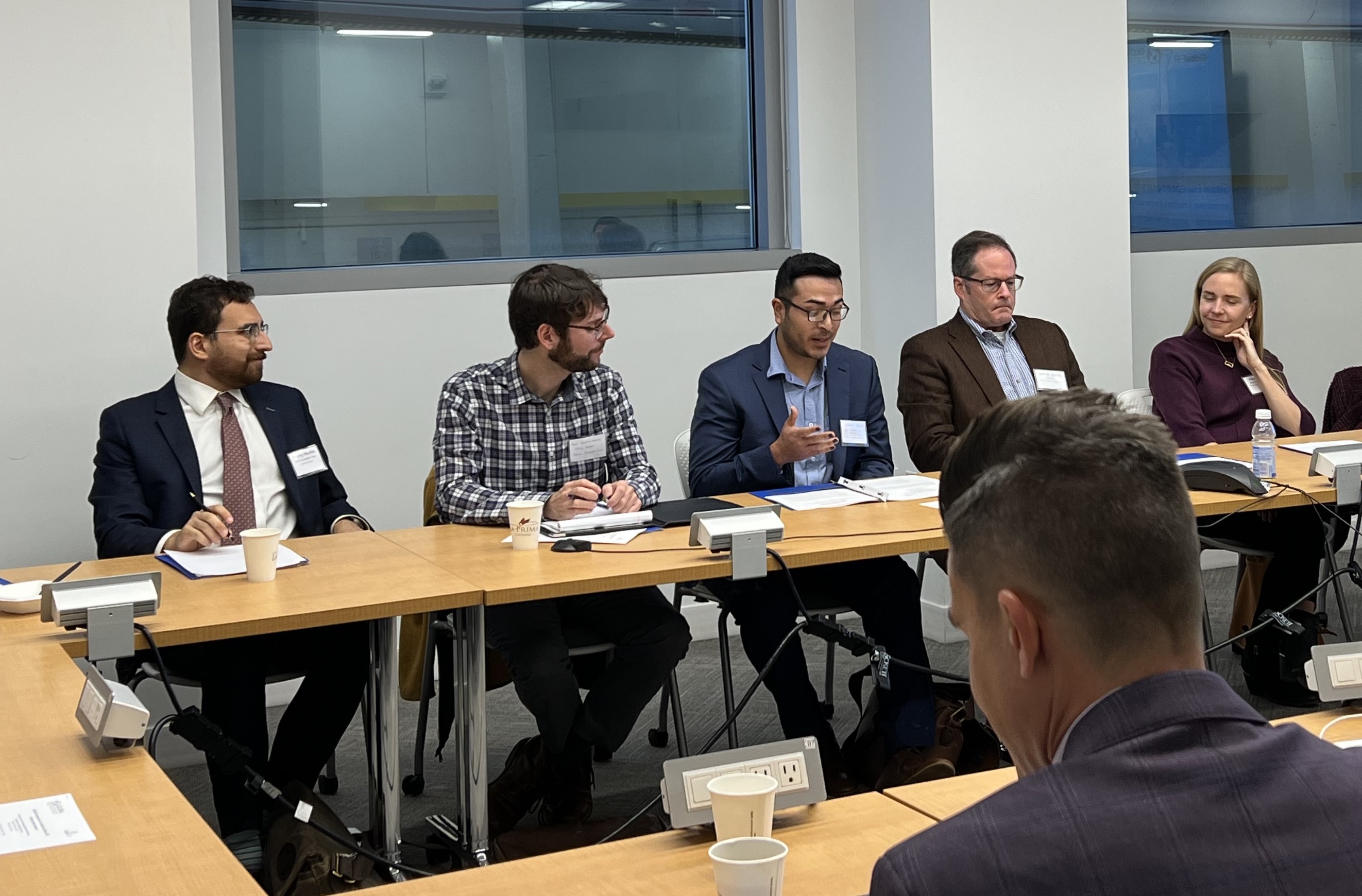Network members in discussion at the DC convening, November 2022.
