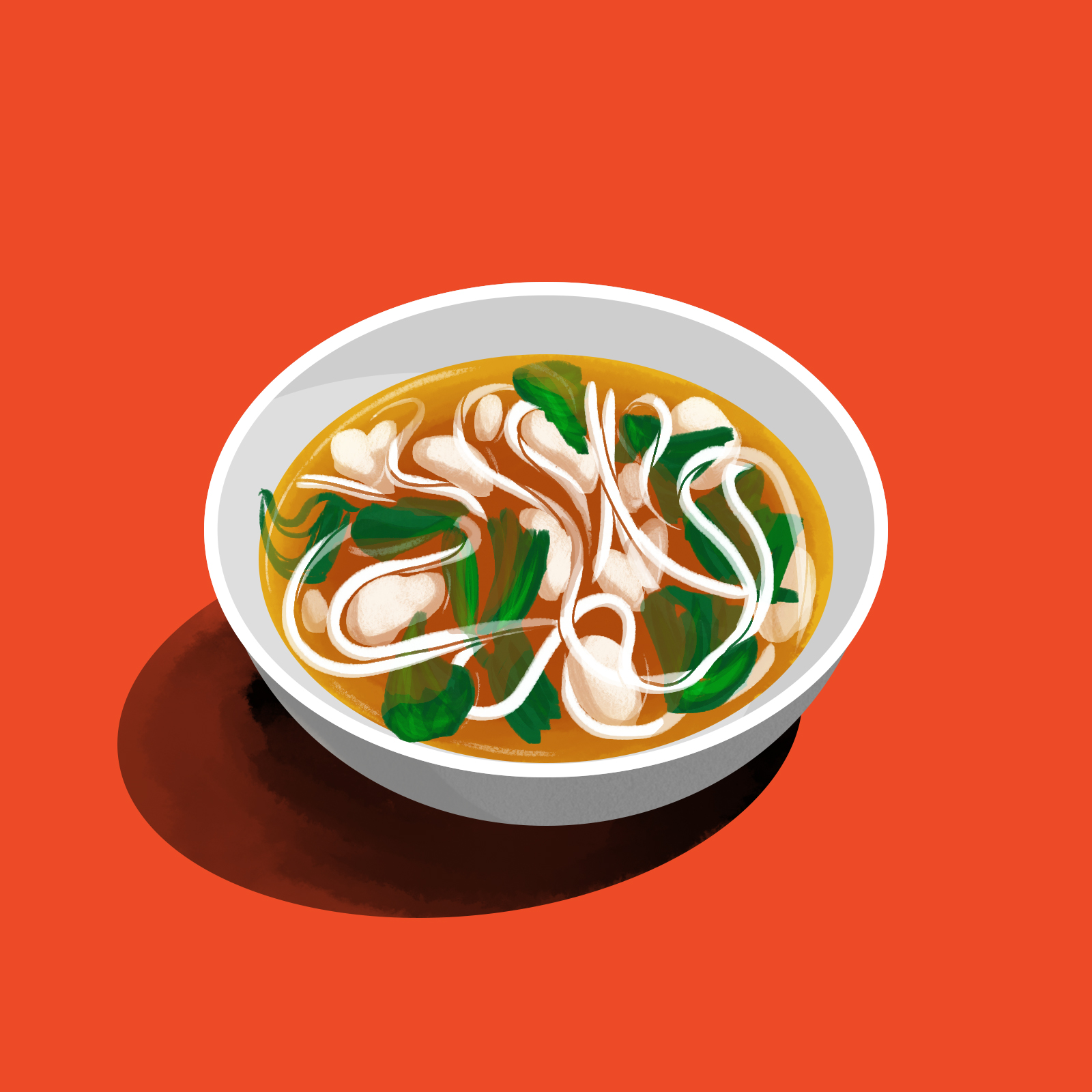 Thai Temple's Spicy Pork and Mustard Green Soup