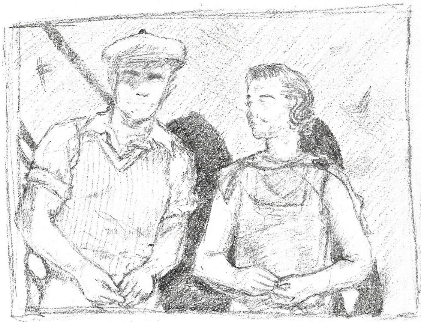 (singin' in the rain) previously in the scene, cathy tore off a leaf from a bush and don unconsciously copied her, obviously because he was occupied with what she was saying. she’s fidgeting with it because she’s nervous, while he’s mimicking her because of his interest in her. excellent display of body language.