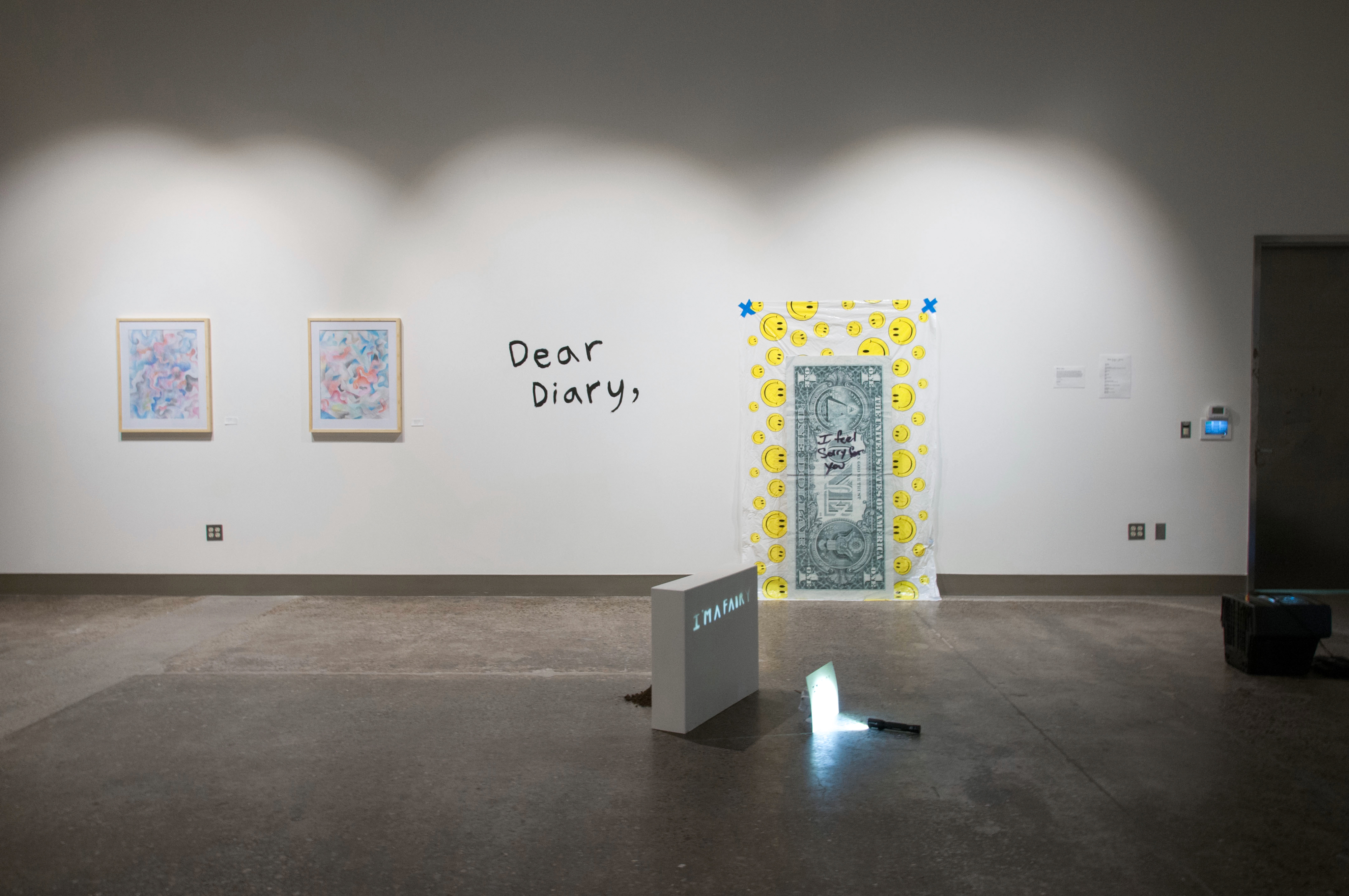 Installation view, Residue (2014)