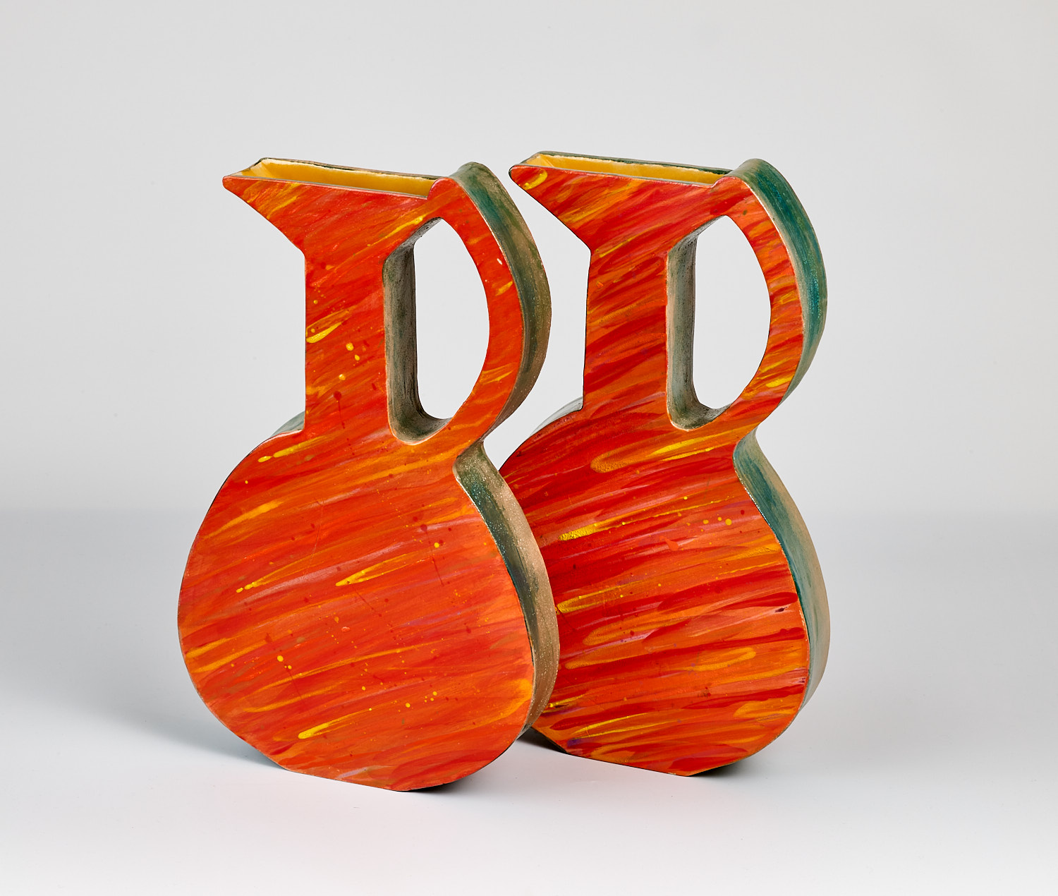 Nos. 4 and 5 Orange pitchers (H: 36cm)
