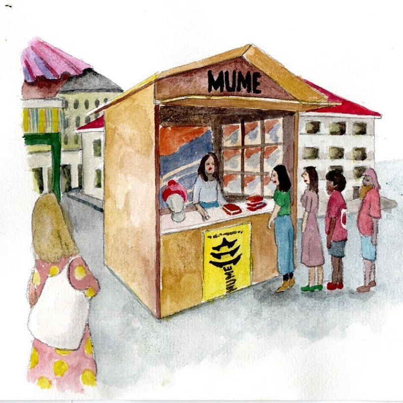 “Ling's Golden Imperial Shop” is a pop-up store — a food and supplies stopover and a space for conviviality and gathering. It traces a genealogy of elements constituting Mai Ling — as collective bodies and identities — questioning the display and its politics. The shop offers a concoction of objects, music and storytelling touching on intersectional issues of race, gender, sexuality and diaspora as well as politics of body (re)presentation, self-identification, self-stigmatization and the performativity of the “Asian” figure.