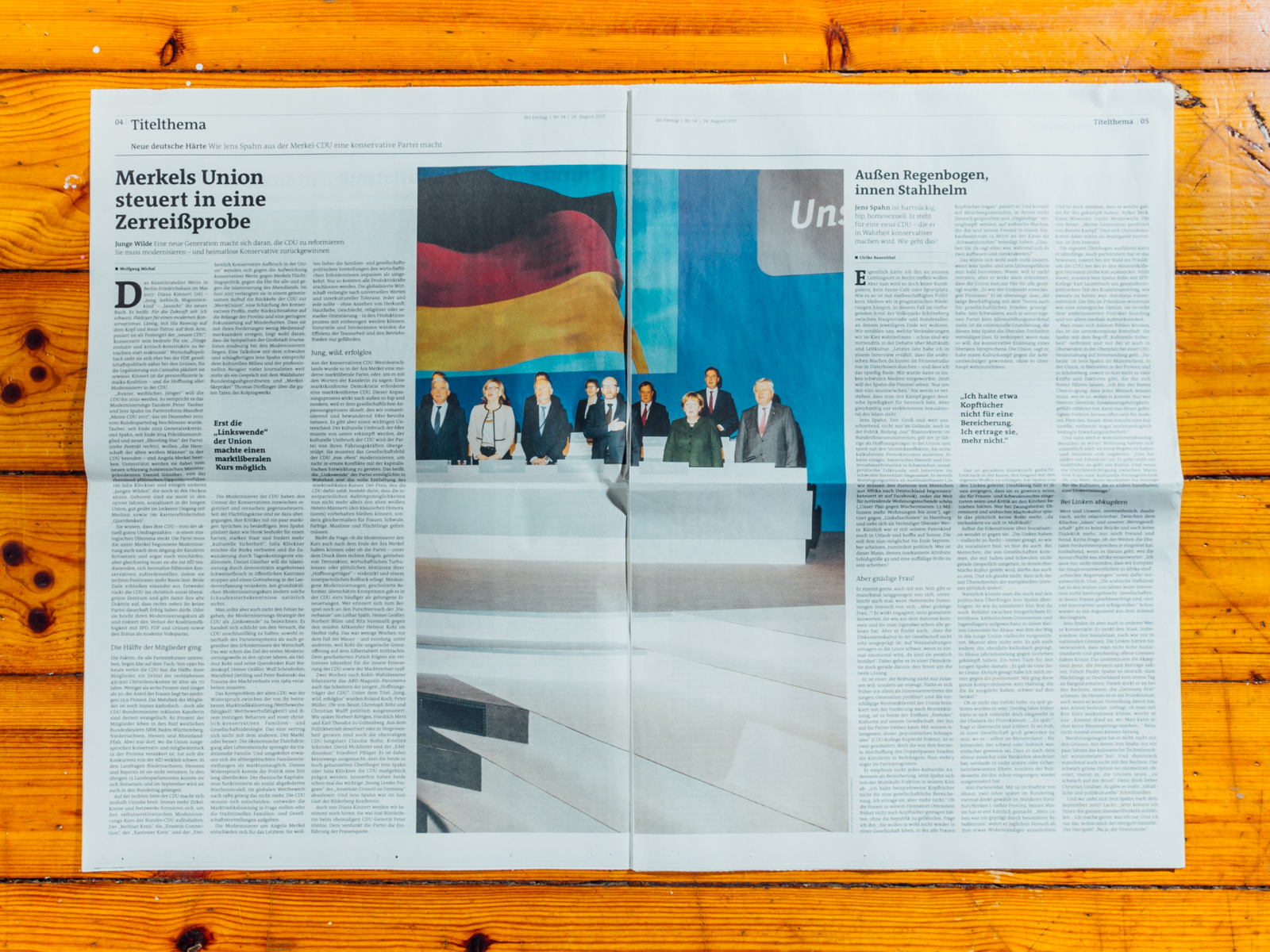 Der Freitag / Titelthema CDU / August 2017