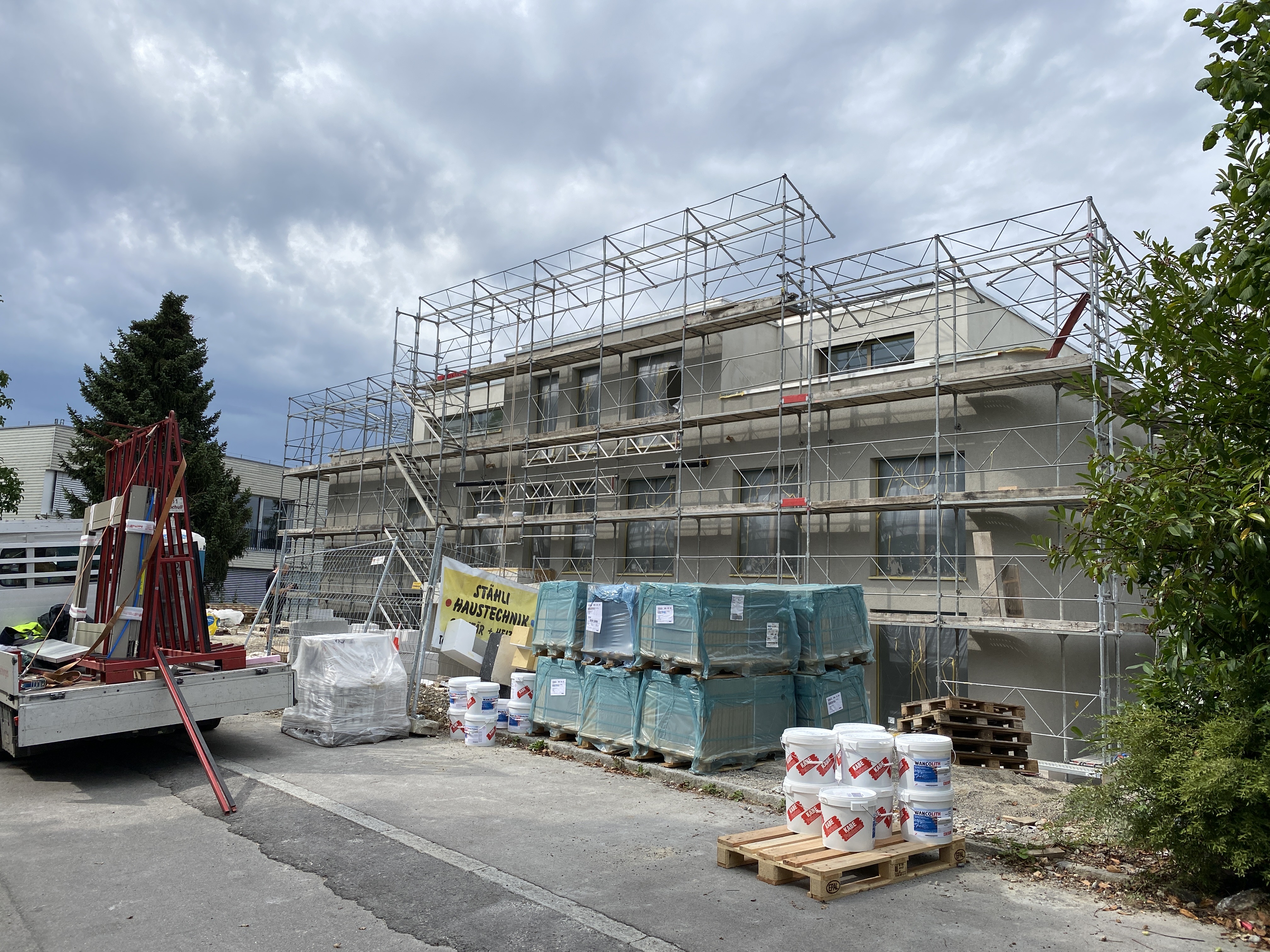 Baustelle August 2023