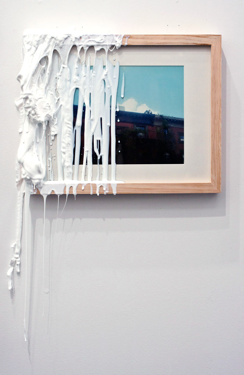 Séance (North-Facing), 2015, 16"x24"x2". Plastic, wood, glass, c-print