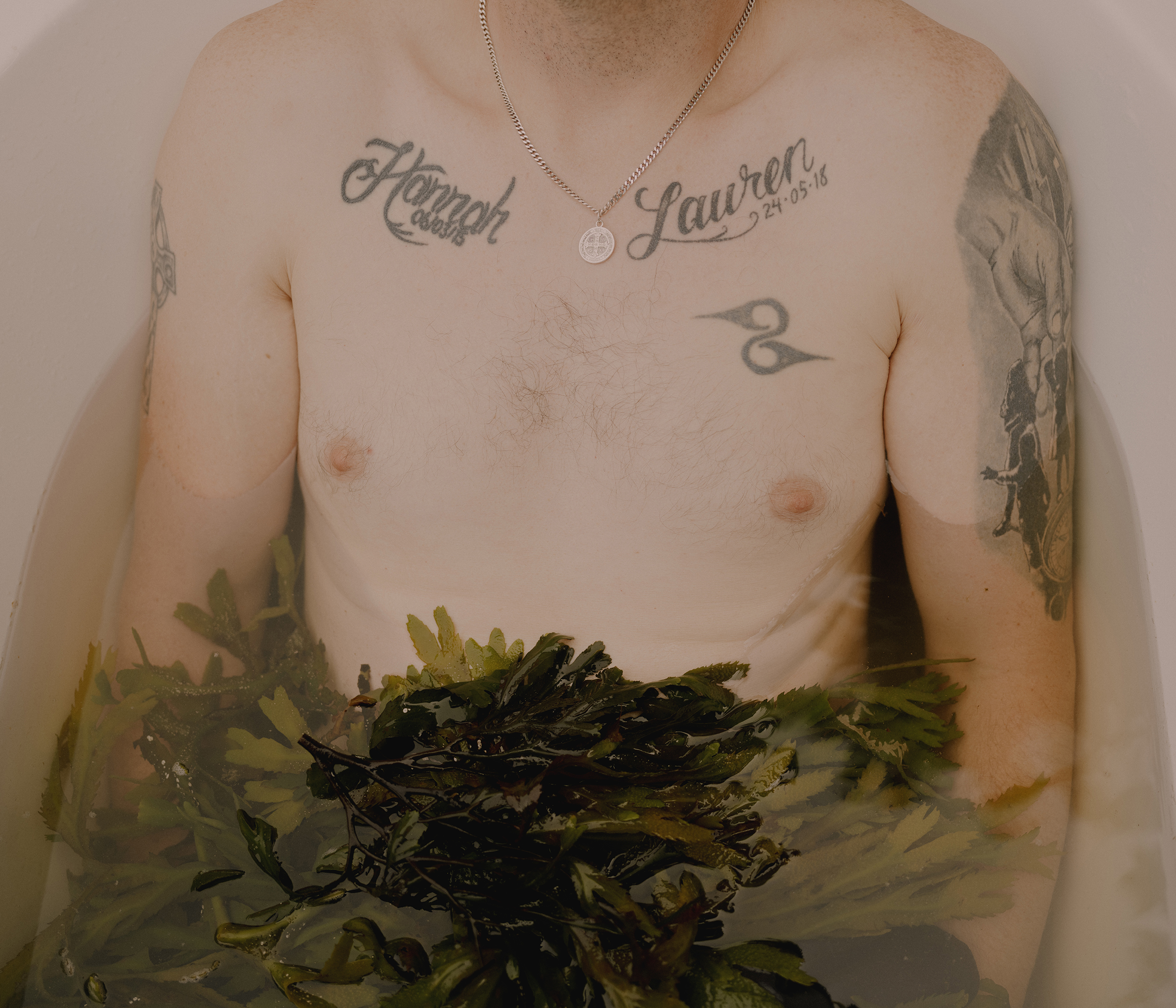 David Smyth in the bath