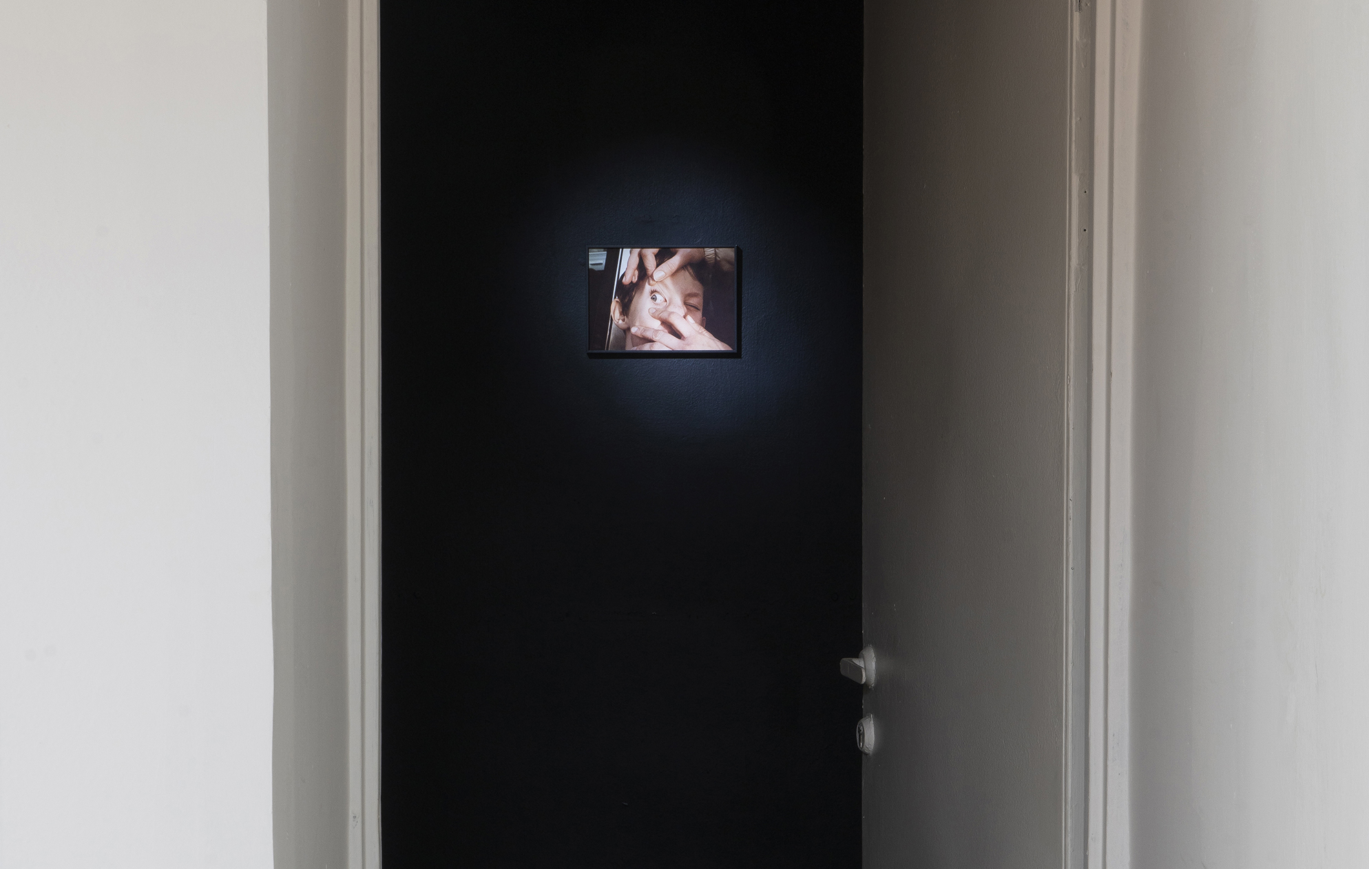 My Eye Story, 1985-1988, 35mm, Digital Print, Aluminum Frame, 26x16 cm ['Blade Memory', CCA, Tel-Aviv]