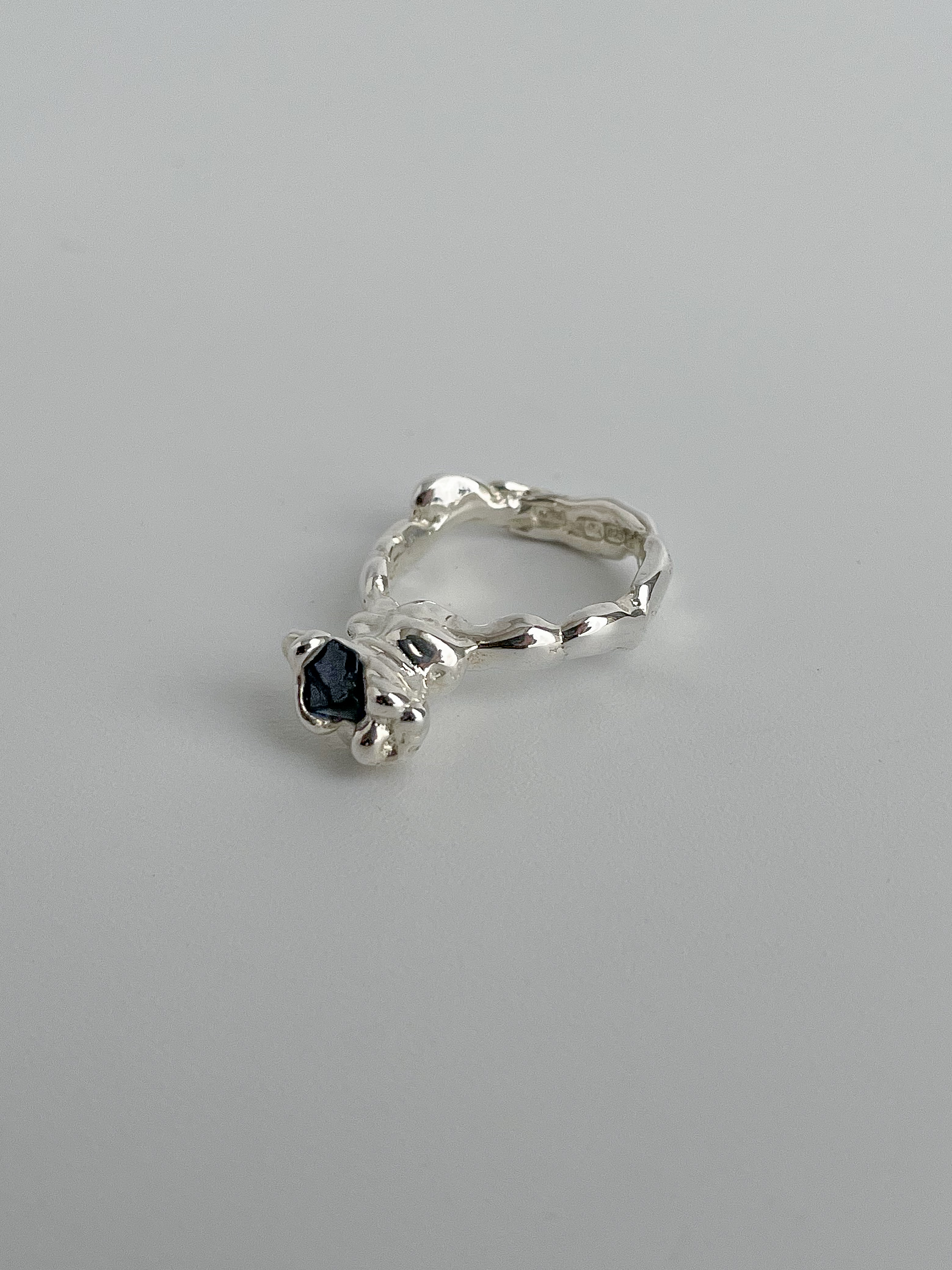 IF SAPPHIRES HAD LEAVES RING - SIZE K 1/2 - SOLD