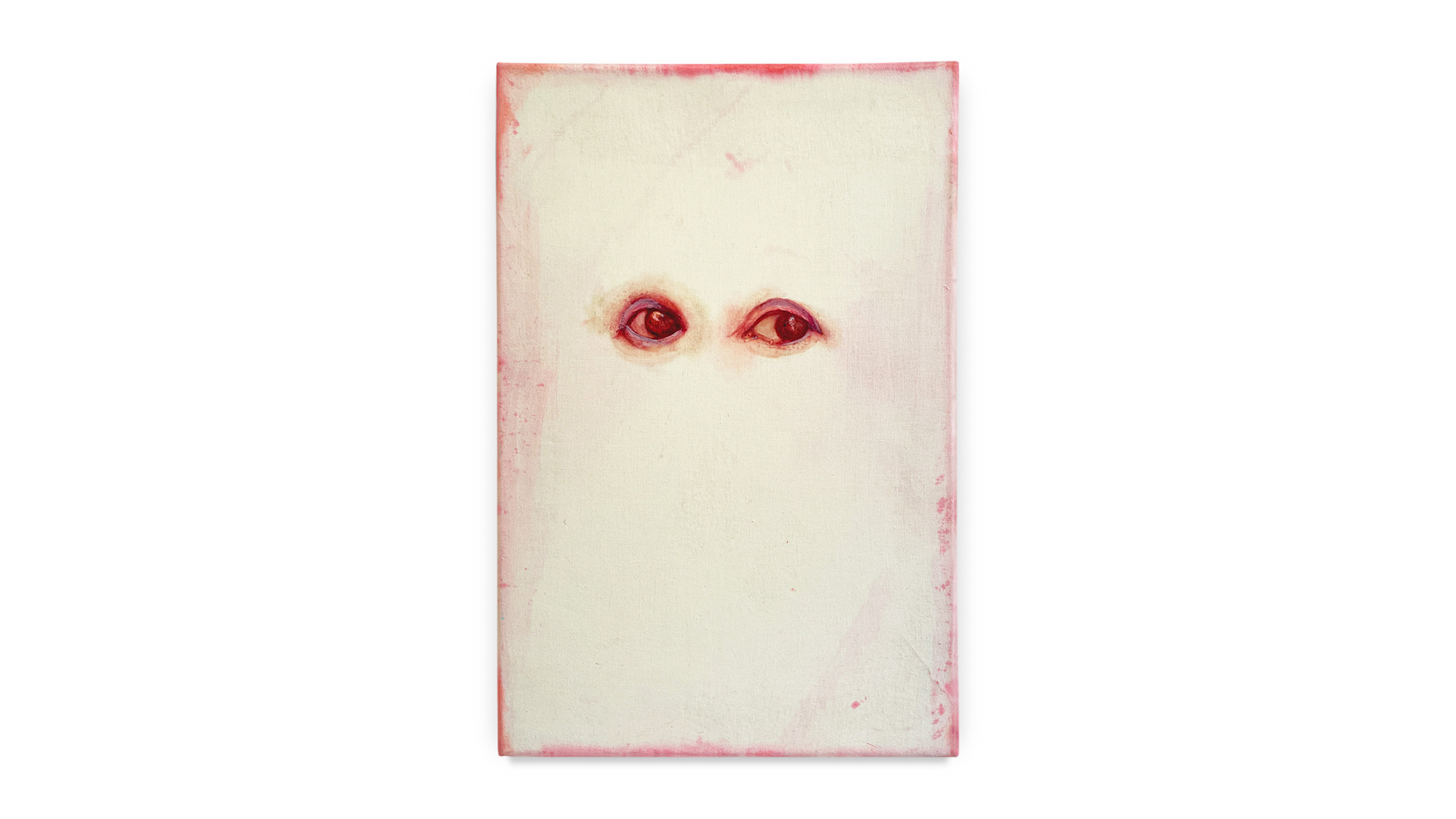 Hi from Mary Moser, 2023, oil and ink on canvas, 45 × 30 cm