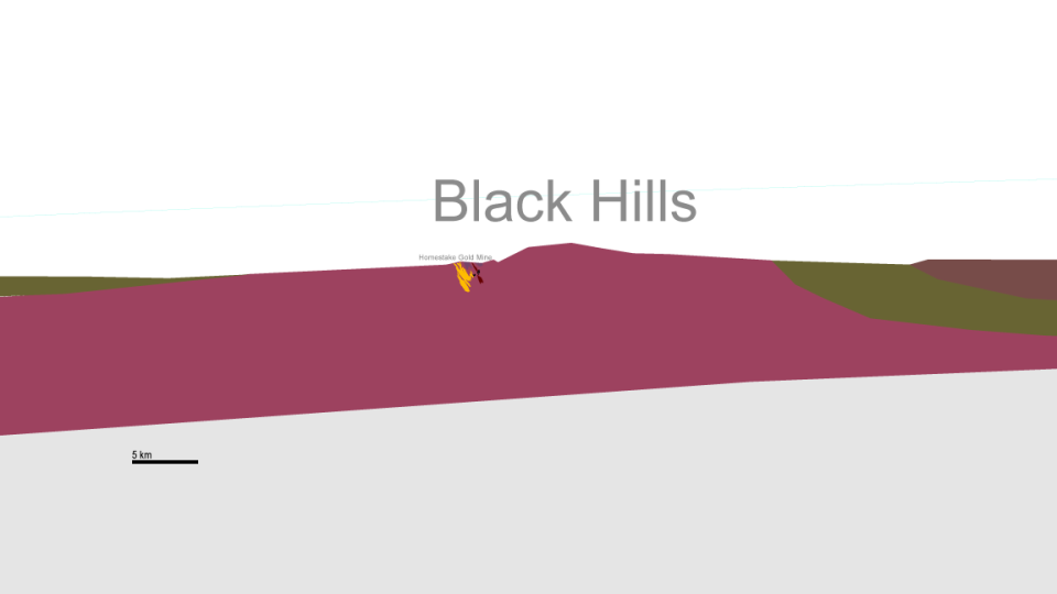 The Black Hills are characterized by dynamic topography