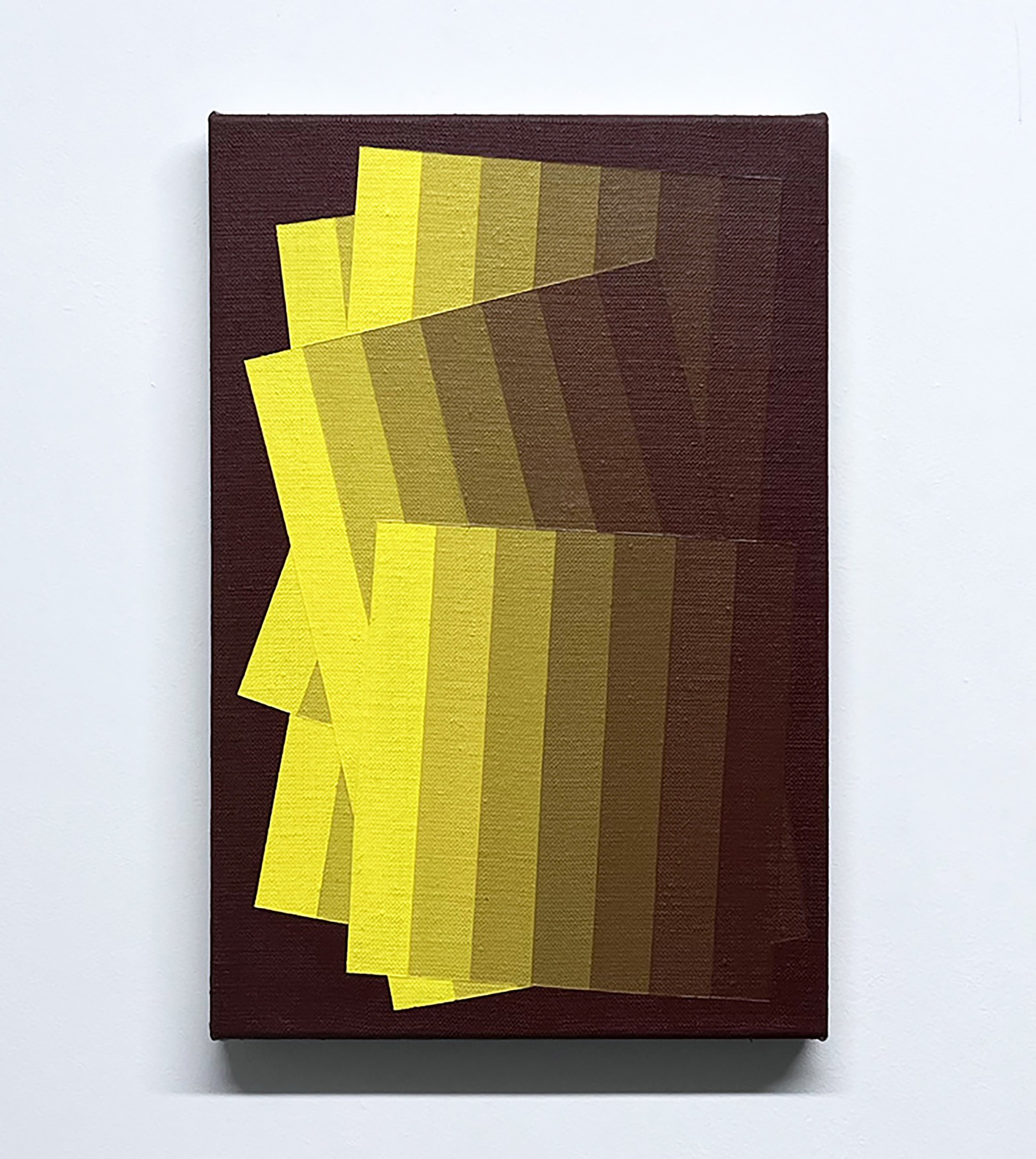 Machbands (chroma) LXXIV, 30cm x 20cm, acrylic on linen