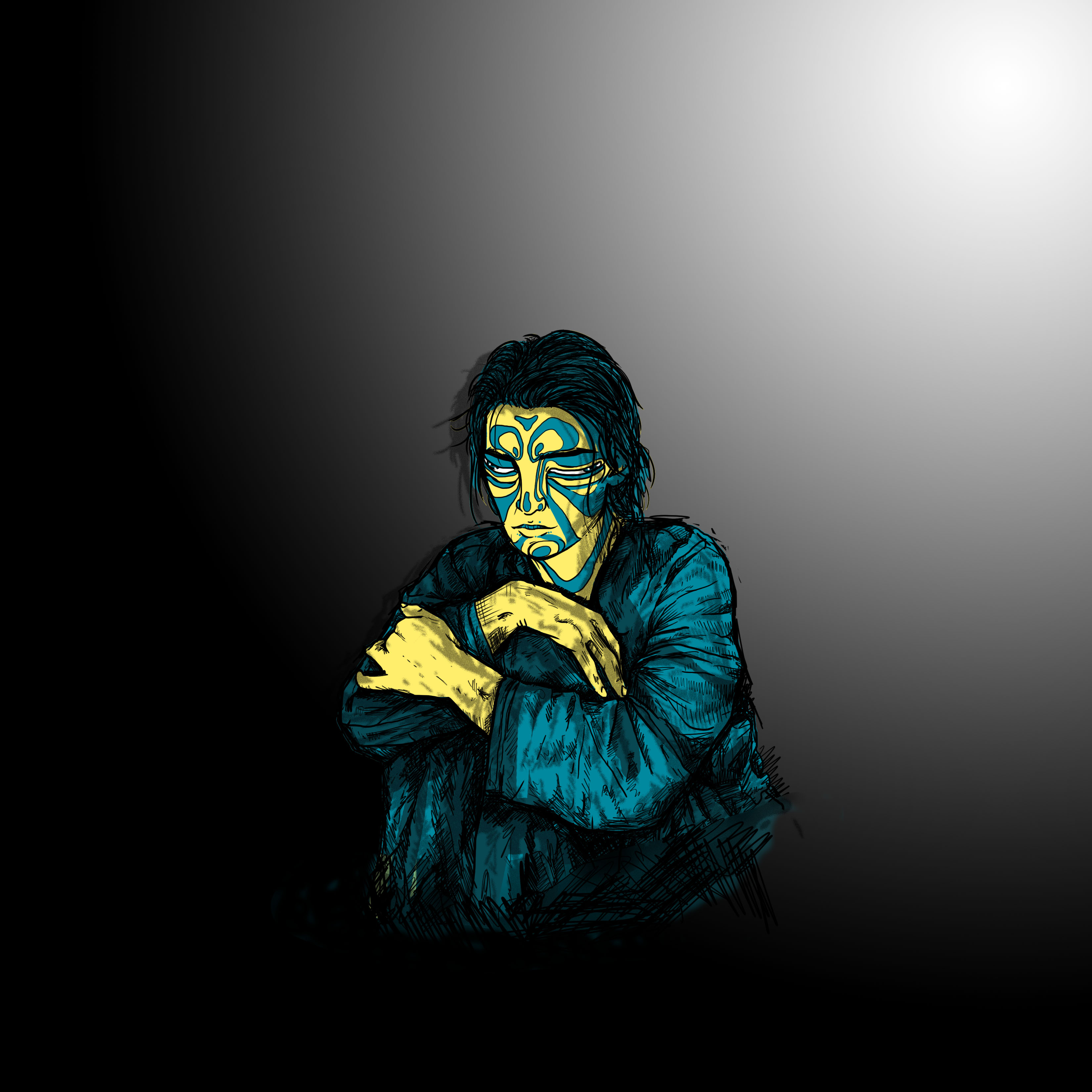 Hunched, Photoshop (2019)