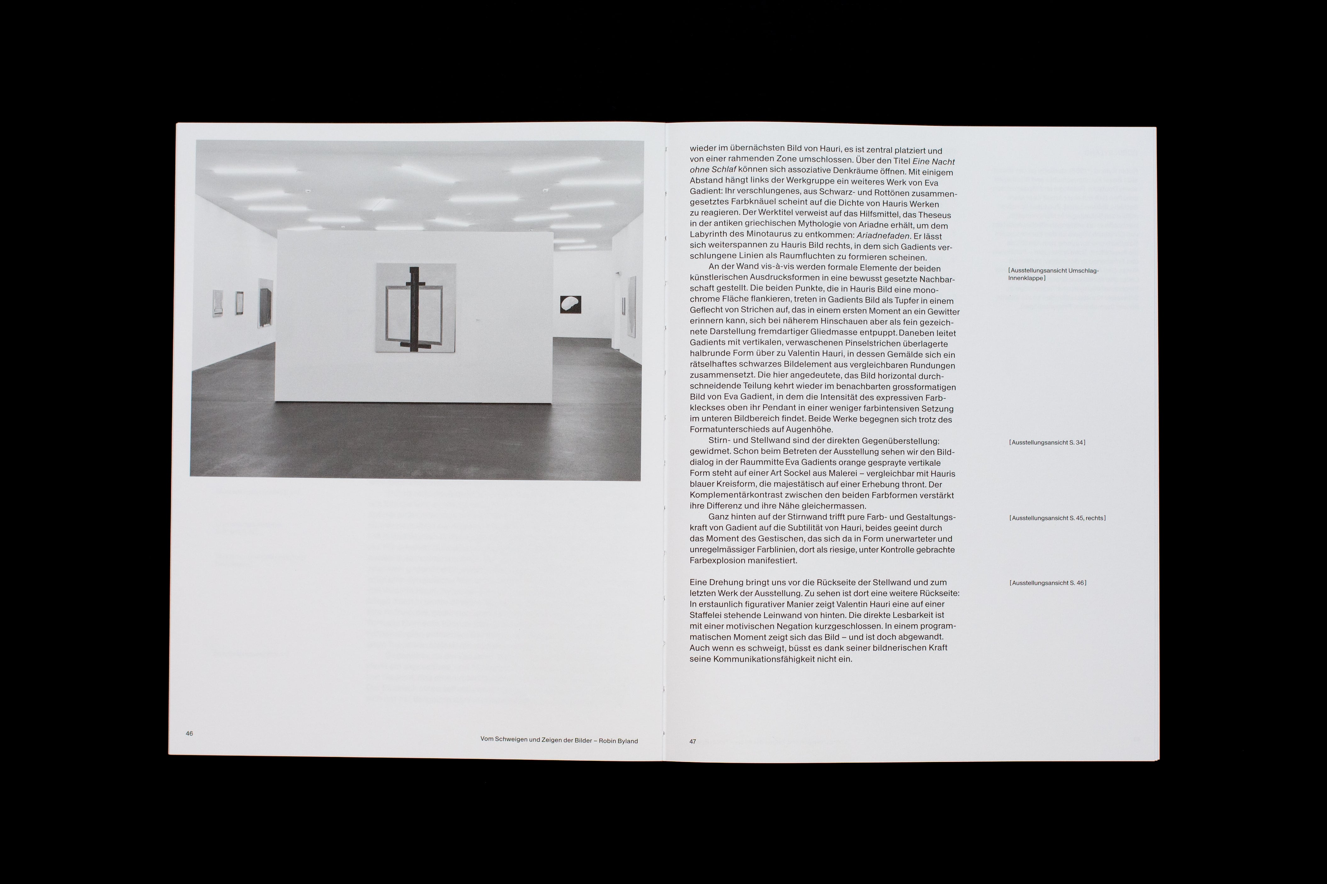 Eva Gadient – Valentin Hauri: Nun sag' wie hast du's mit der Malerei?, Ausstellungskatalog, Kunsthaus Grenchen, 2025