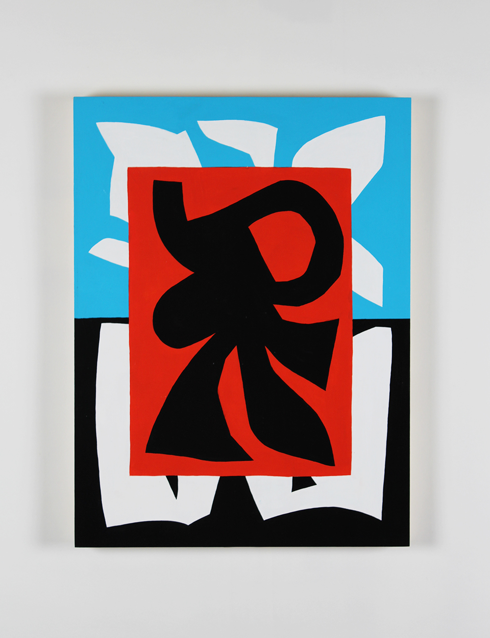 Untitled, 45x60cm, Acrylic on plywood panel, 2017