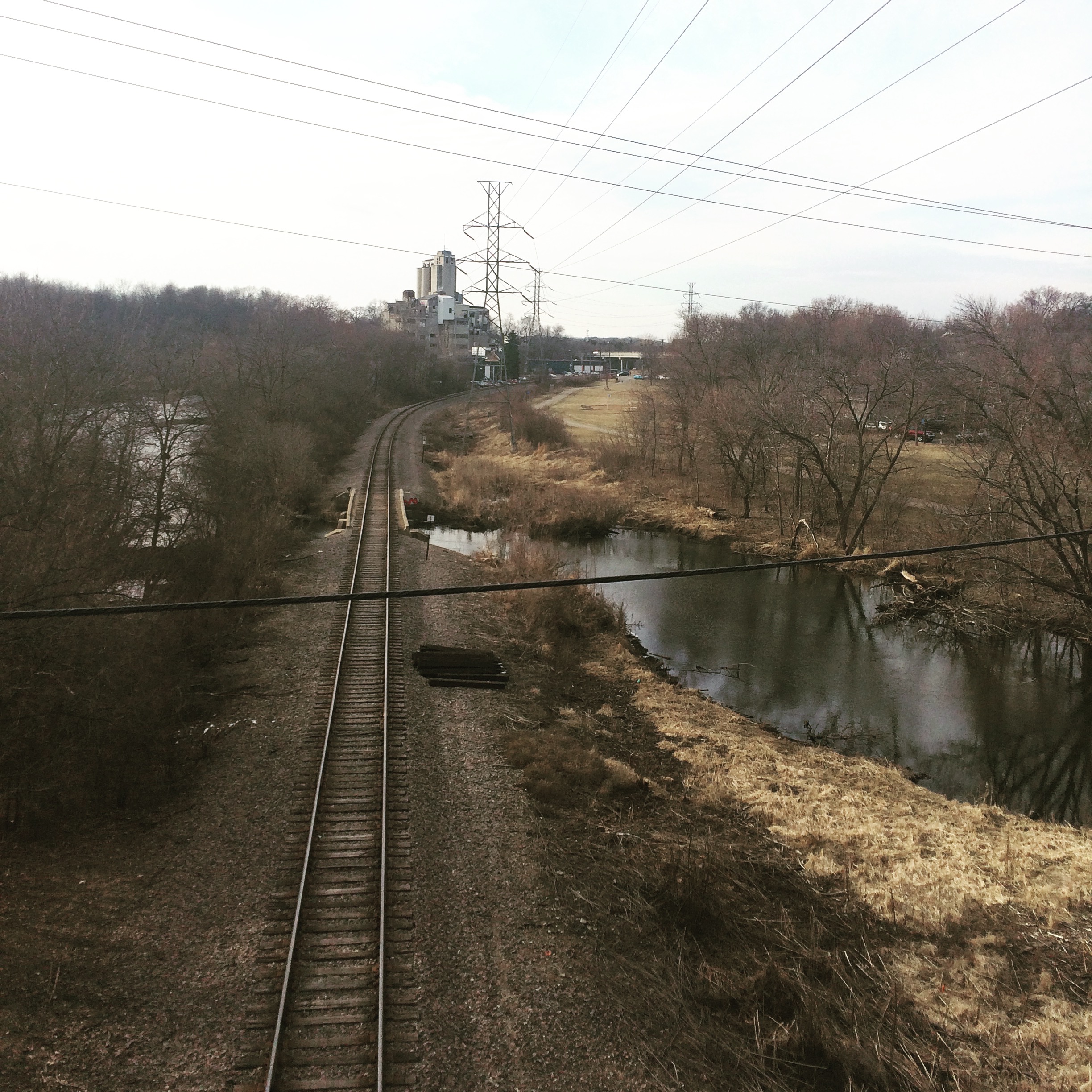 The border between Harrison and Bryn Mawr