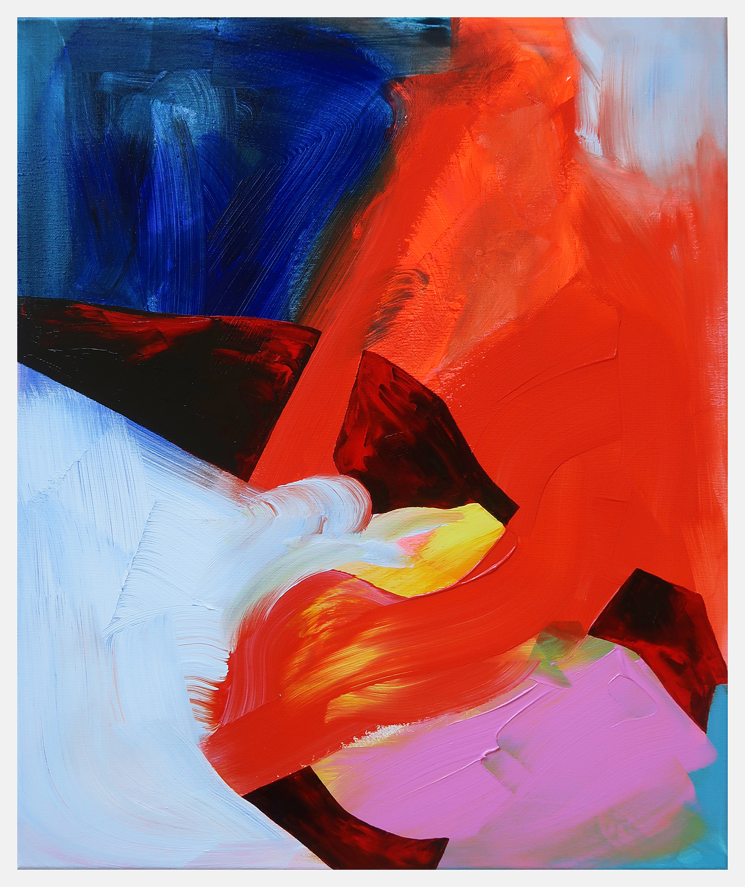 Untitled 573, 2021, Acrylic on canvas, 60x50cm