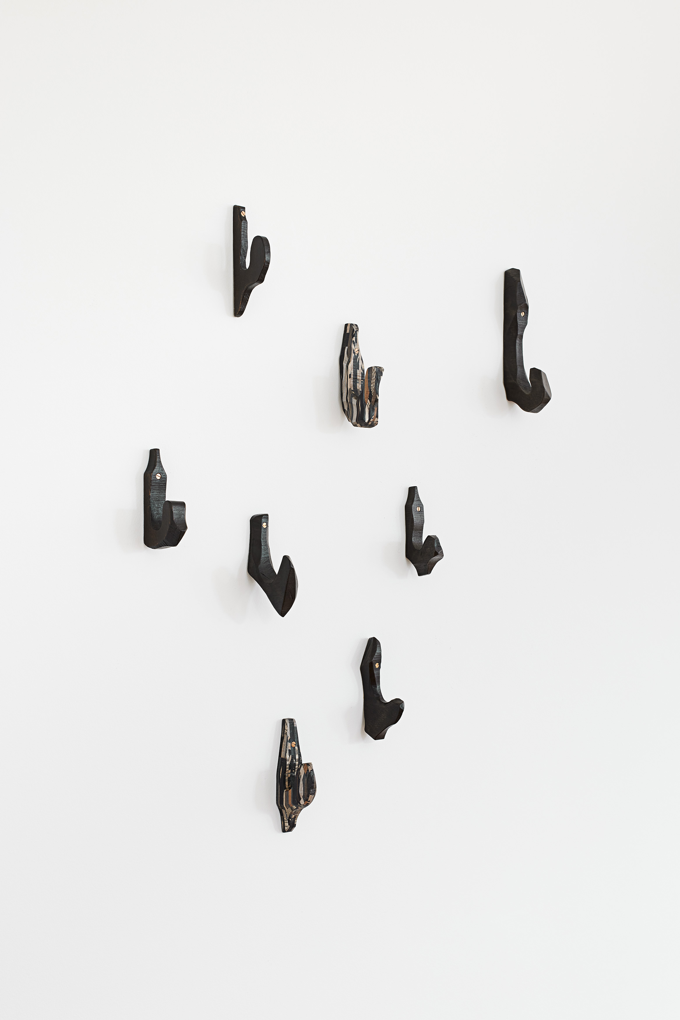 MARTINO GAMPER, Hooked Misto, 2022  London Plane wood, Acacia wood, Alpi wood verneer