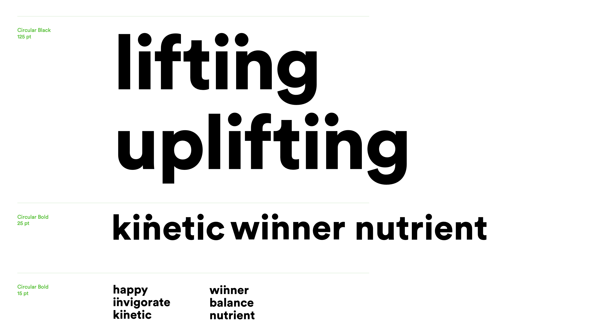 Typography development