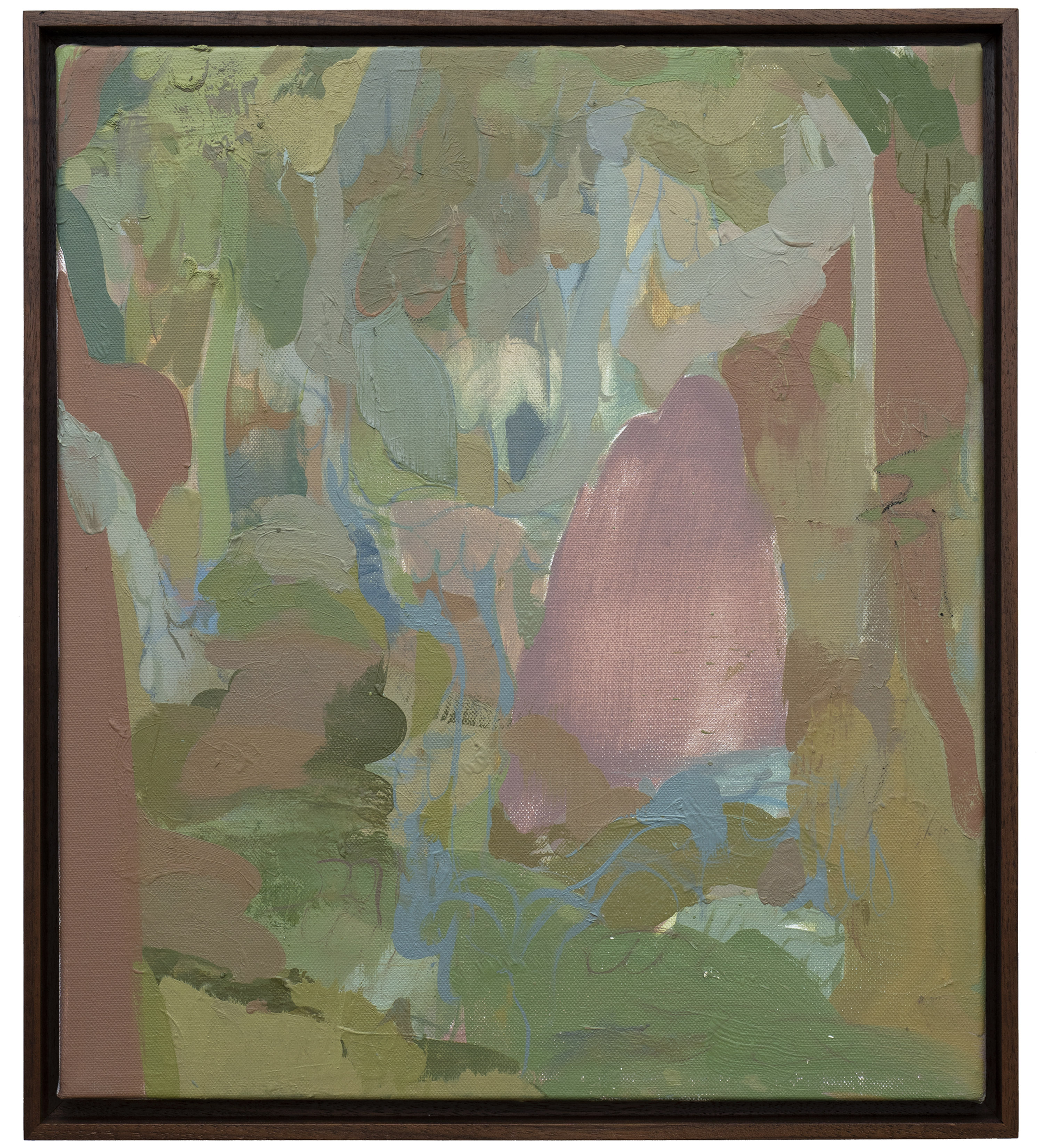 Comma, Oil on Canvas, 14 x 16," 2018