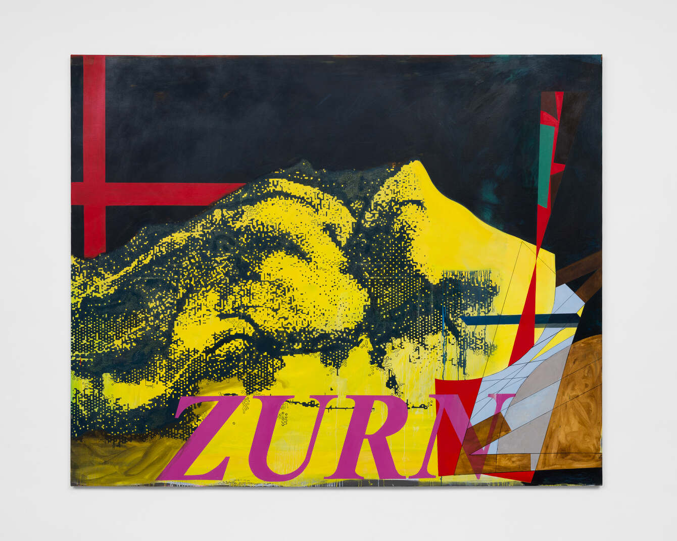 Zurn, 2023, Oil on canvas, 198.1 x 243.8 cm