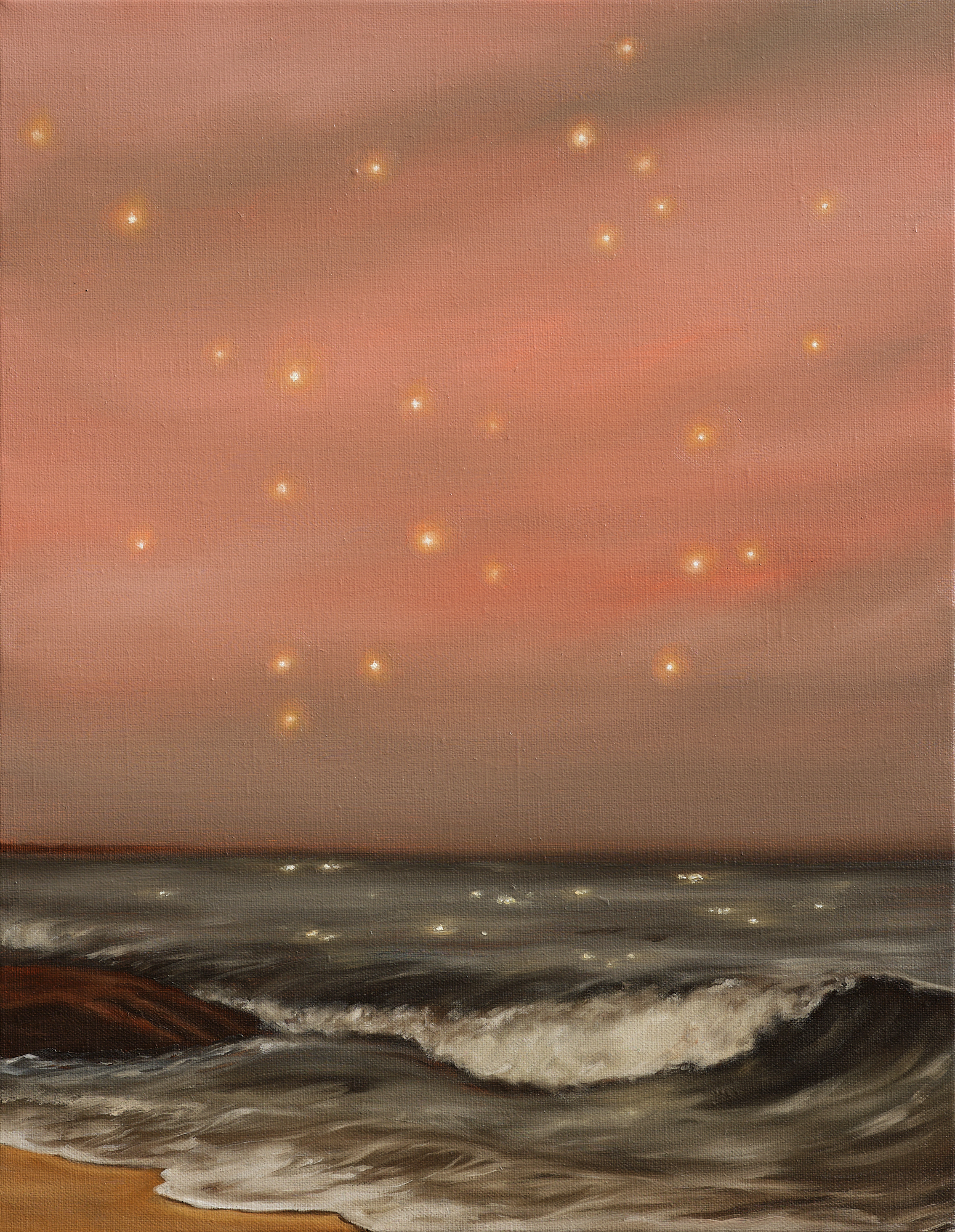 Firefly, Oil on Linen, 14 x 18", 2023