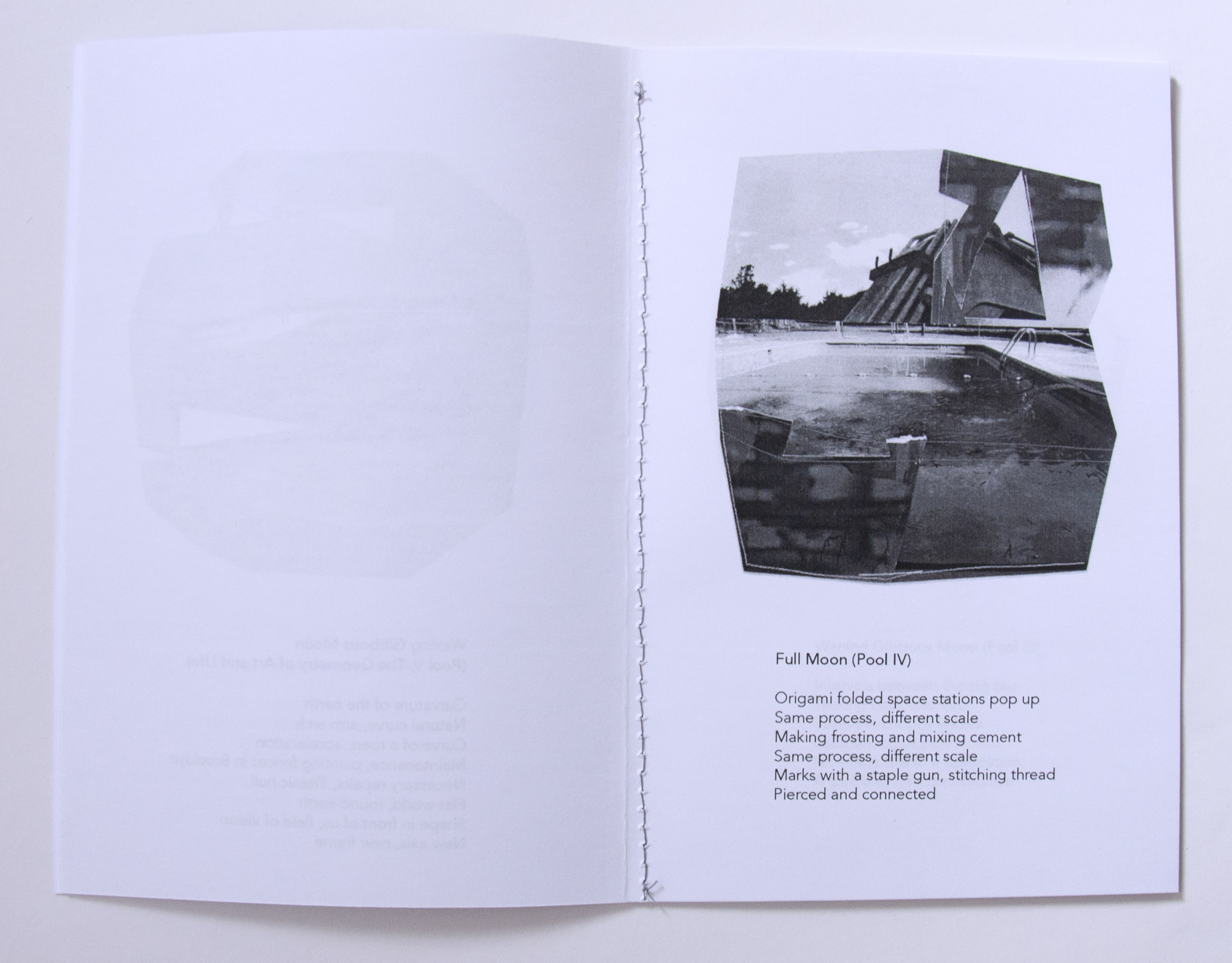 "Night Swimming" inside page